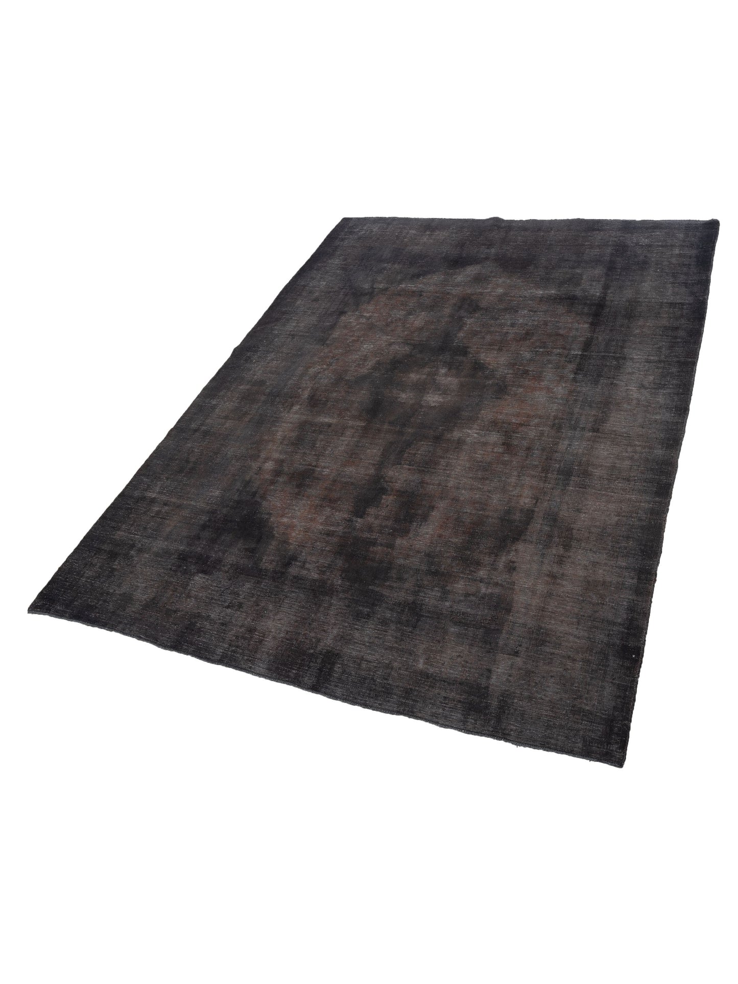 Vintage 133154 Charcoal 9.8x13.2 Hand Knotted Rug