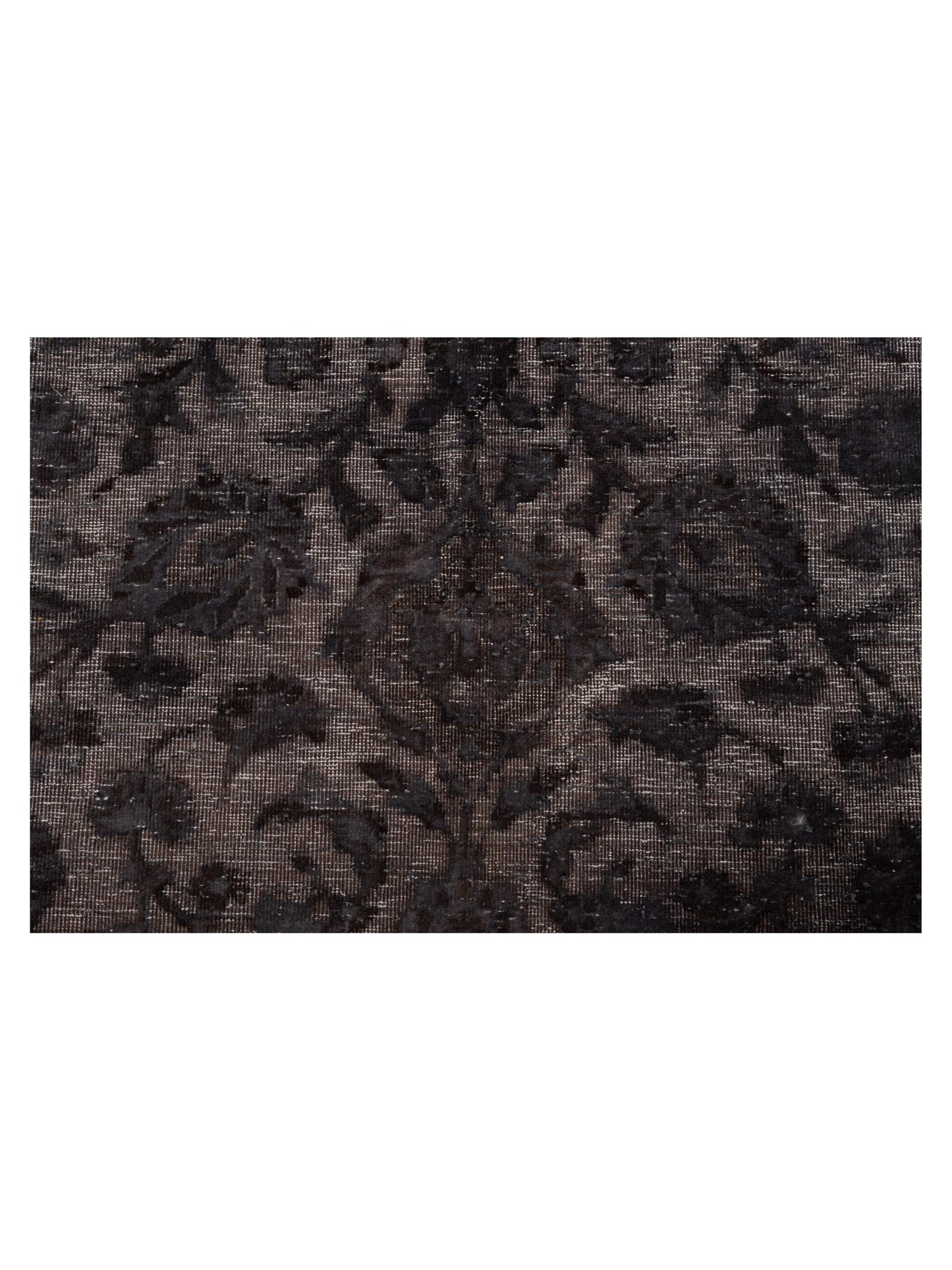 Vintage 133162 Dark Gray 9.7x13.2 Hand Knotted Rug
