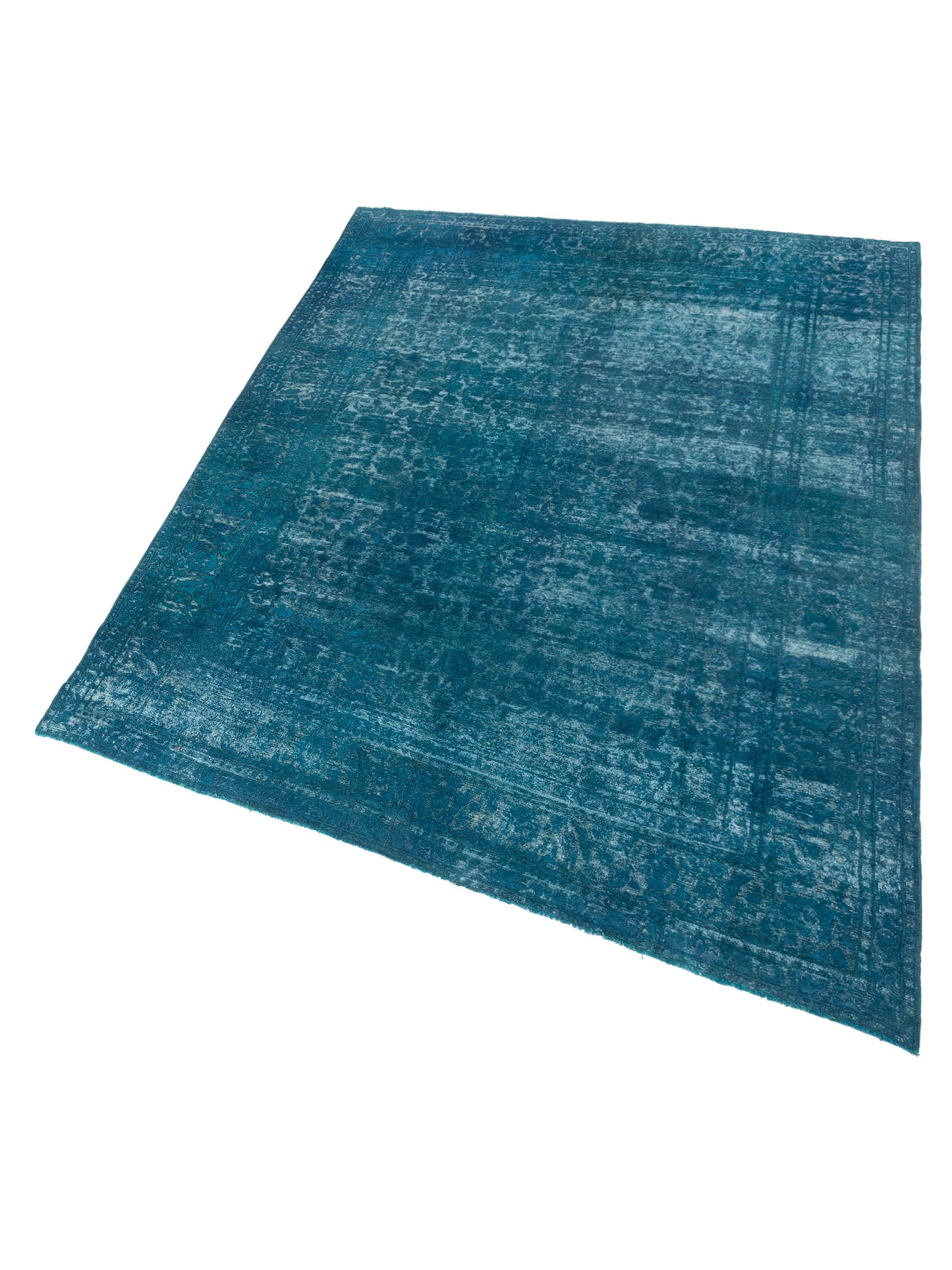 Vintage 133167 Indigo 9.7x12.8 Hand Knotted Rug