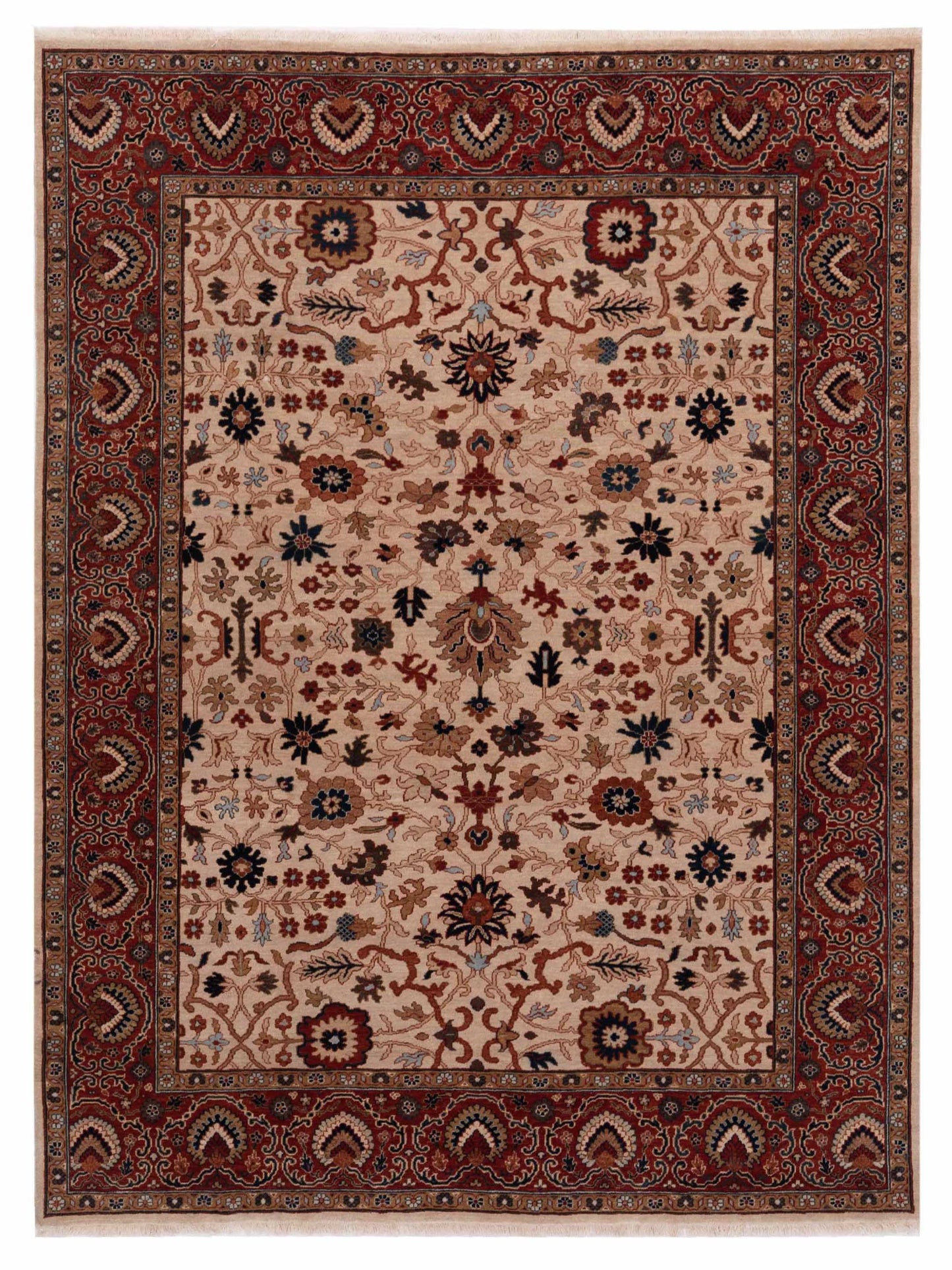 Rajpur Crown Ivory Rust Transitional