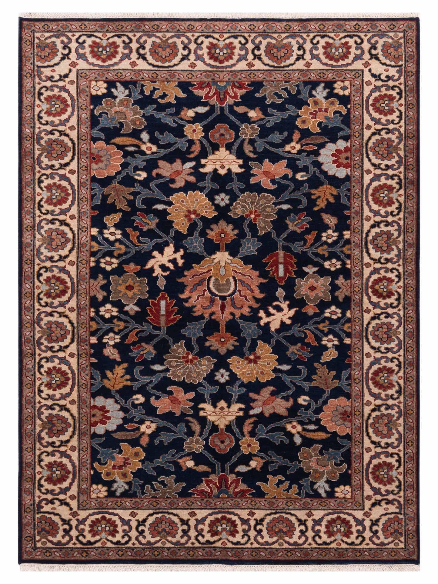 Rajpur Crown Navy Ivory Transitional