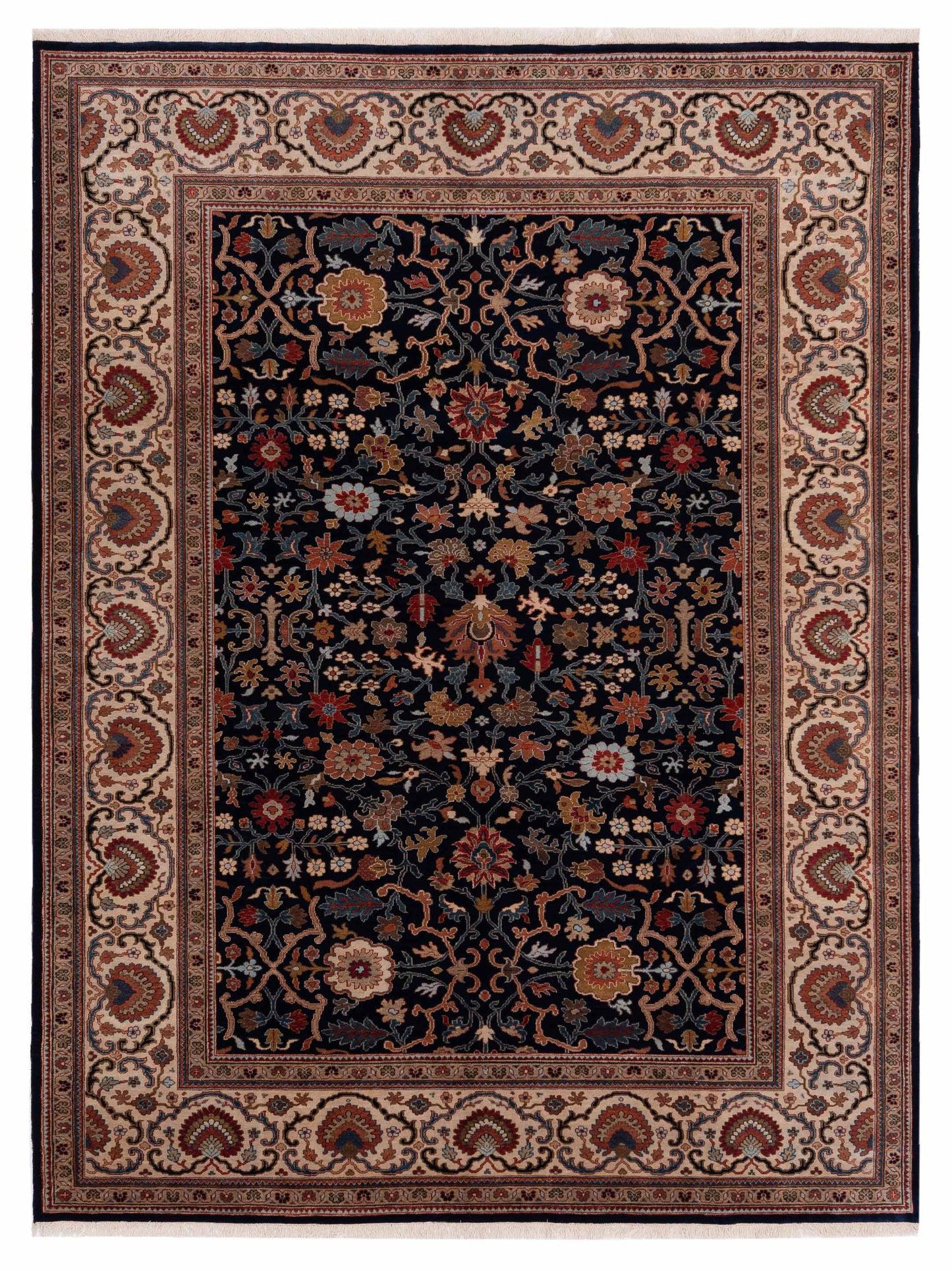 Rajpur Crown Navy Ivory Transitional