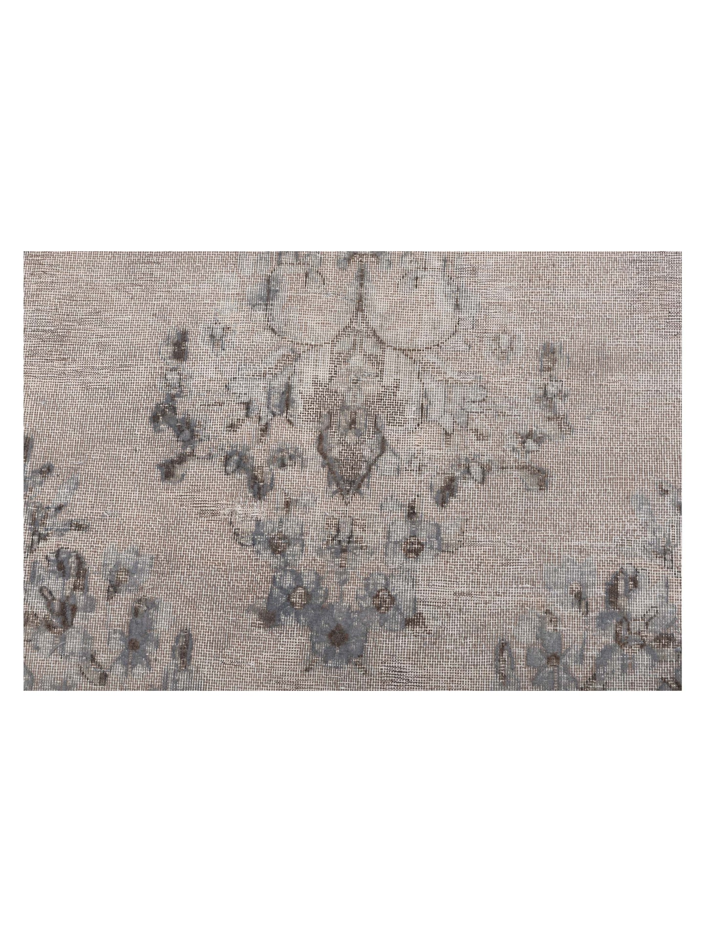 Vintage 133198 Light Gray 9.10x13.2 Hand Knotted Rug