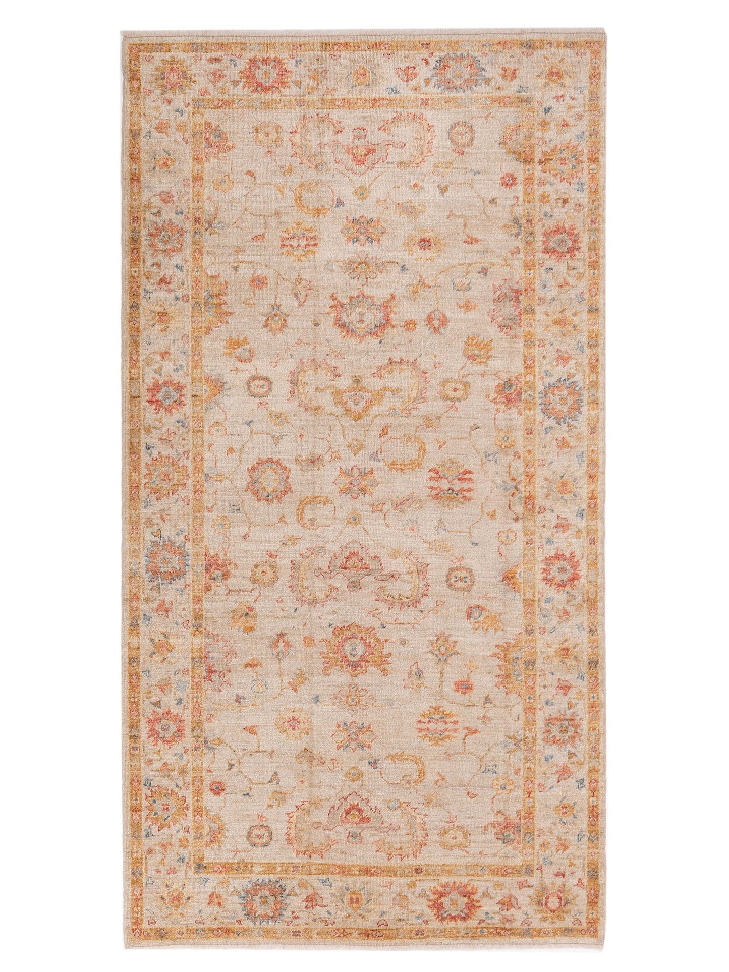 Anadol Angora Oushak Ivory Ivory Traditional