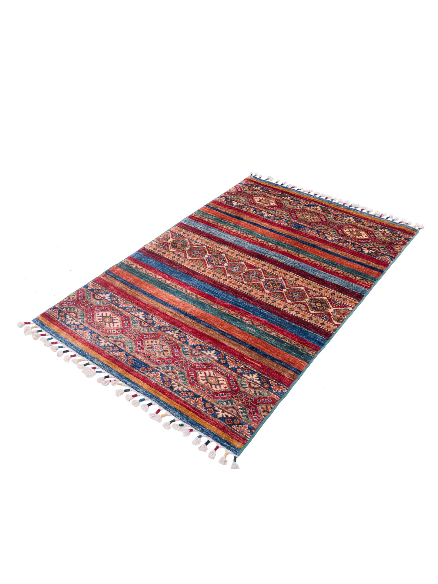 Old Anatolian 134335 Multi 3.4x4.11 Hand Knotted Rug