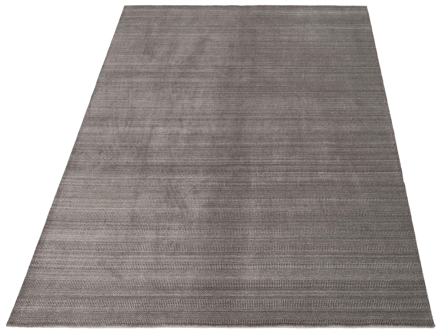 Himalayan 134397 Dark Gray 8x10 Hand Knotted Rug