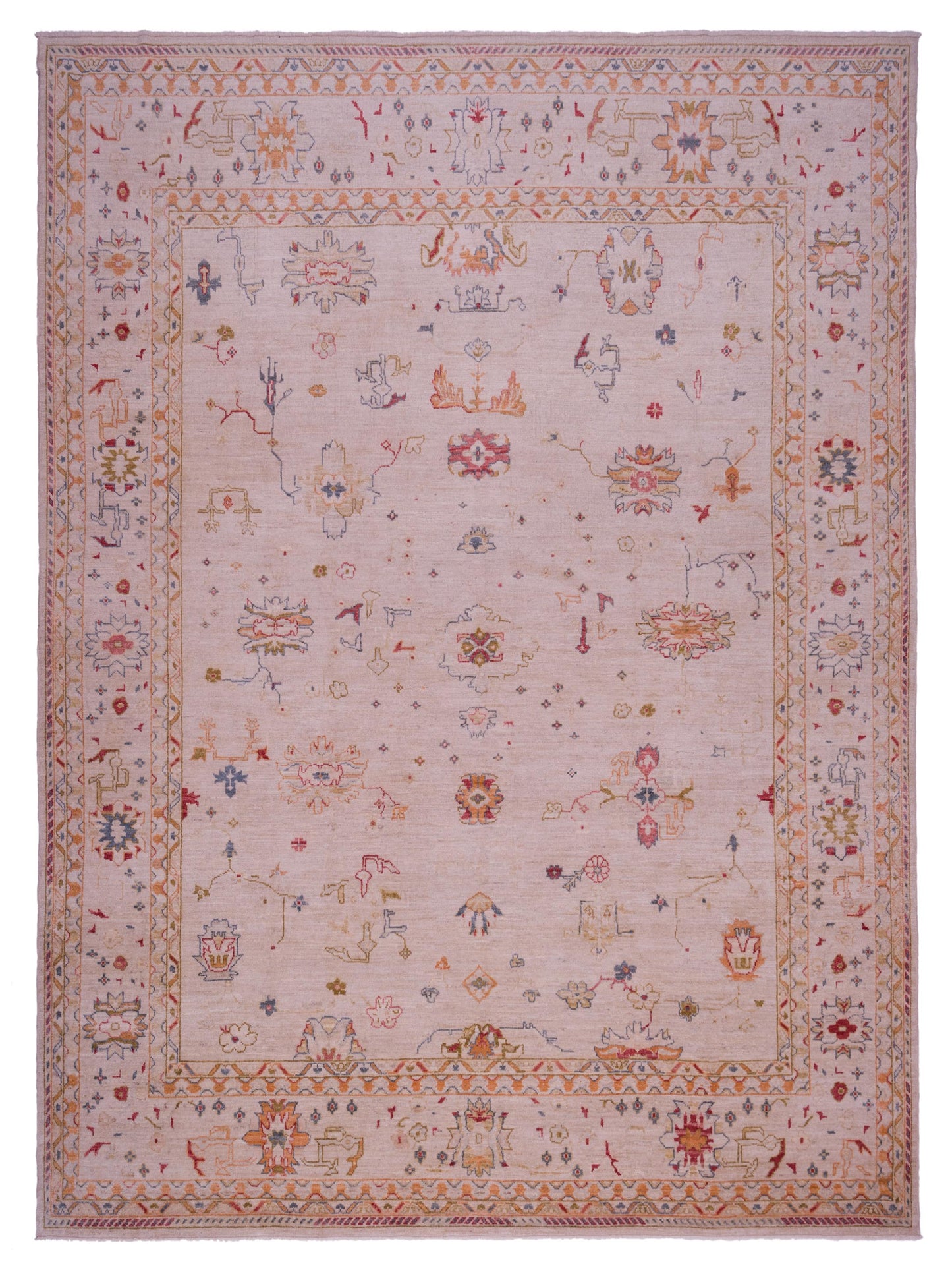 Anadol Angora Oushak Ivory Ivory Traditional