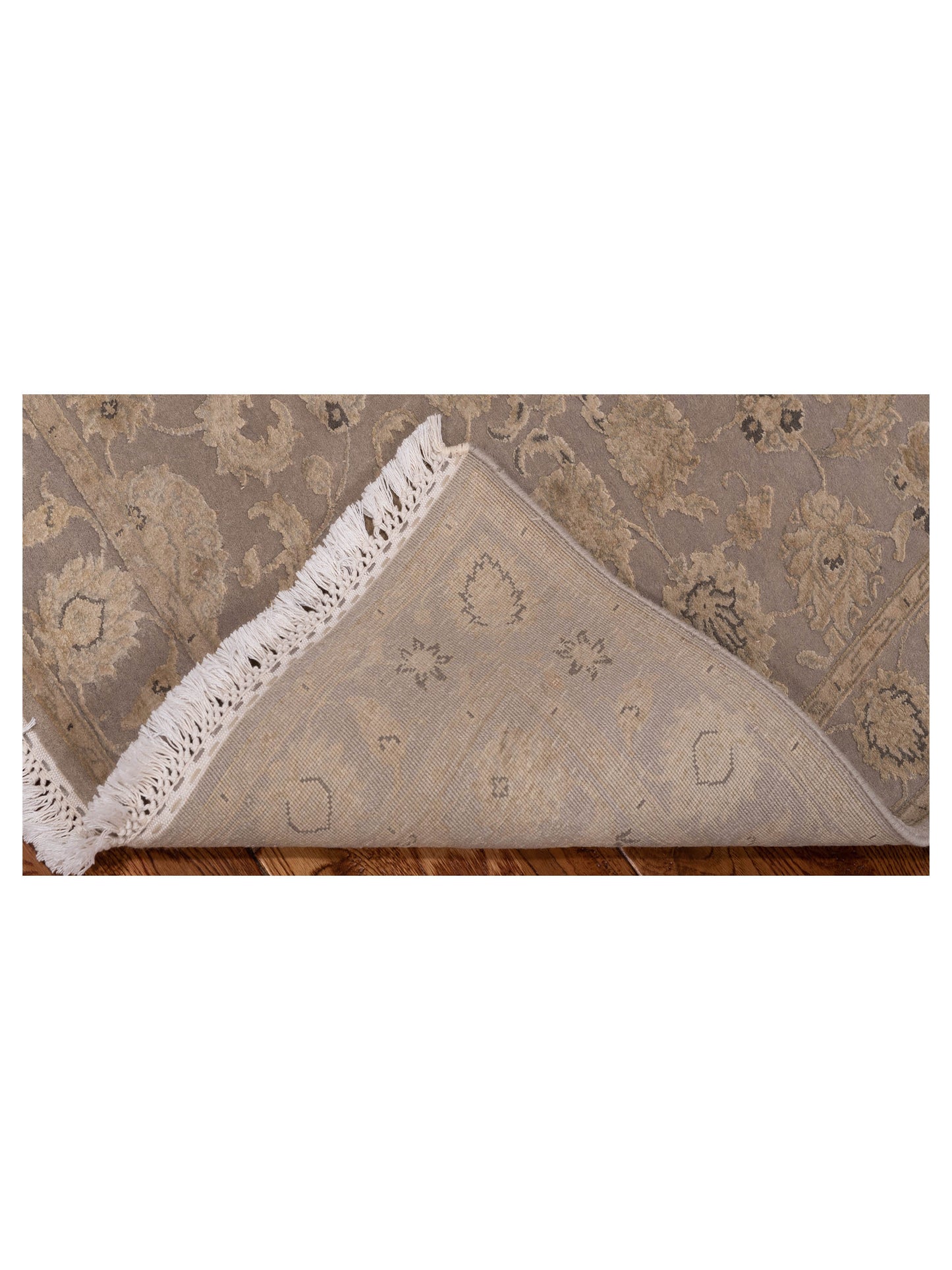 Imperial Silk 135472 Gray Gray 2.7x8.1 Hand Knotted Rug