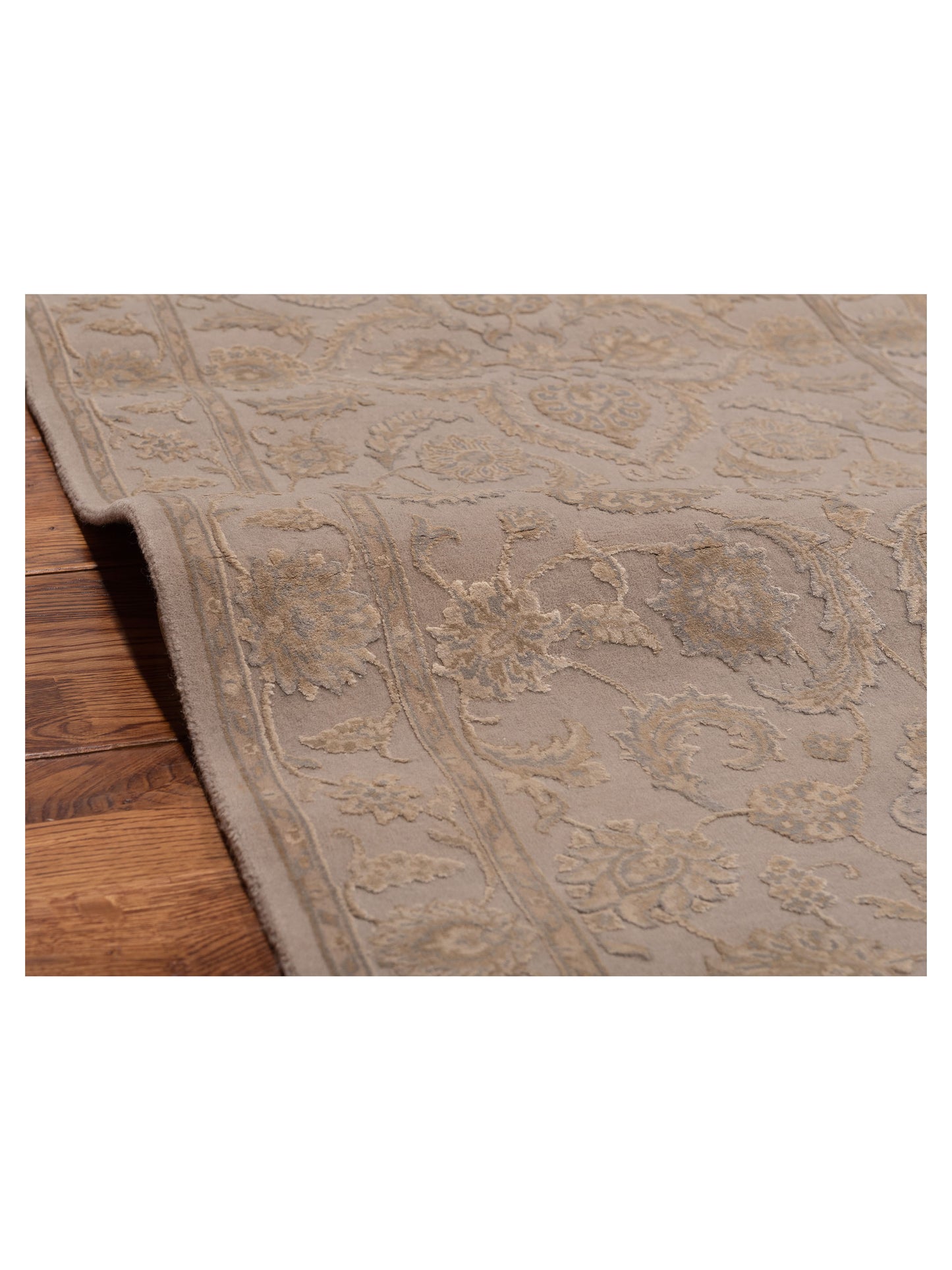 Imperial Silk 135474 Gray 2.7x7.11 Hand Knotted Rug