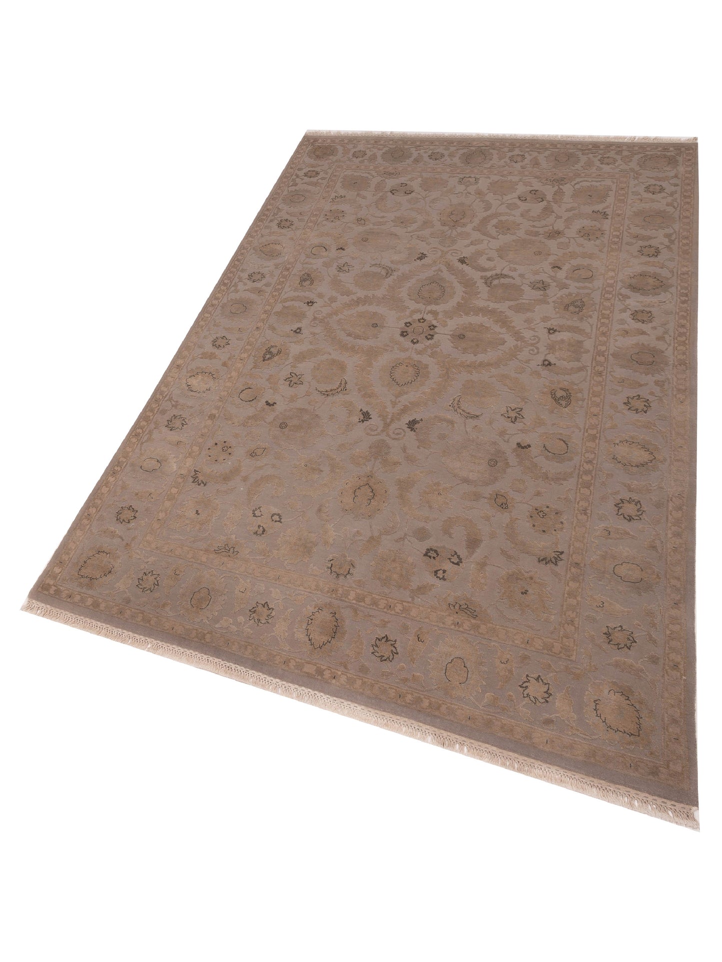 Imperial Silk 135495 Silver Silver 6x9.9 Hand Knotted Rug