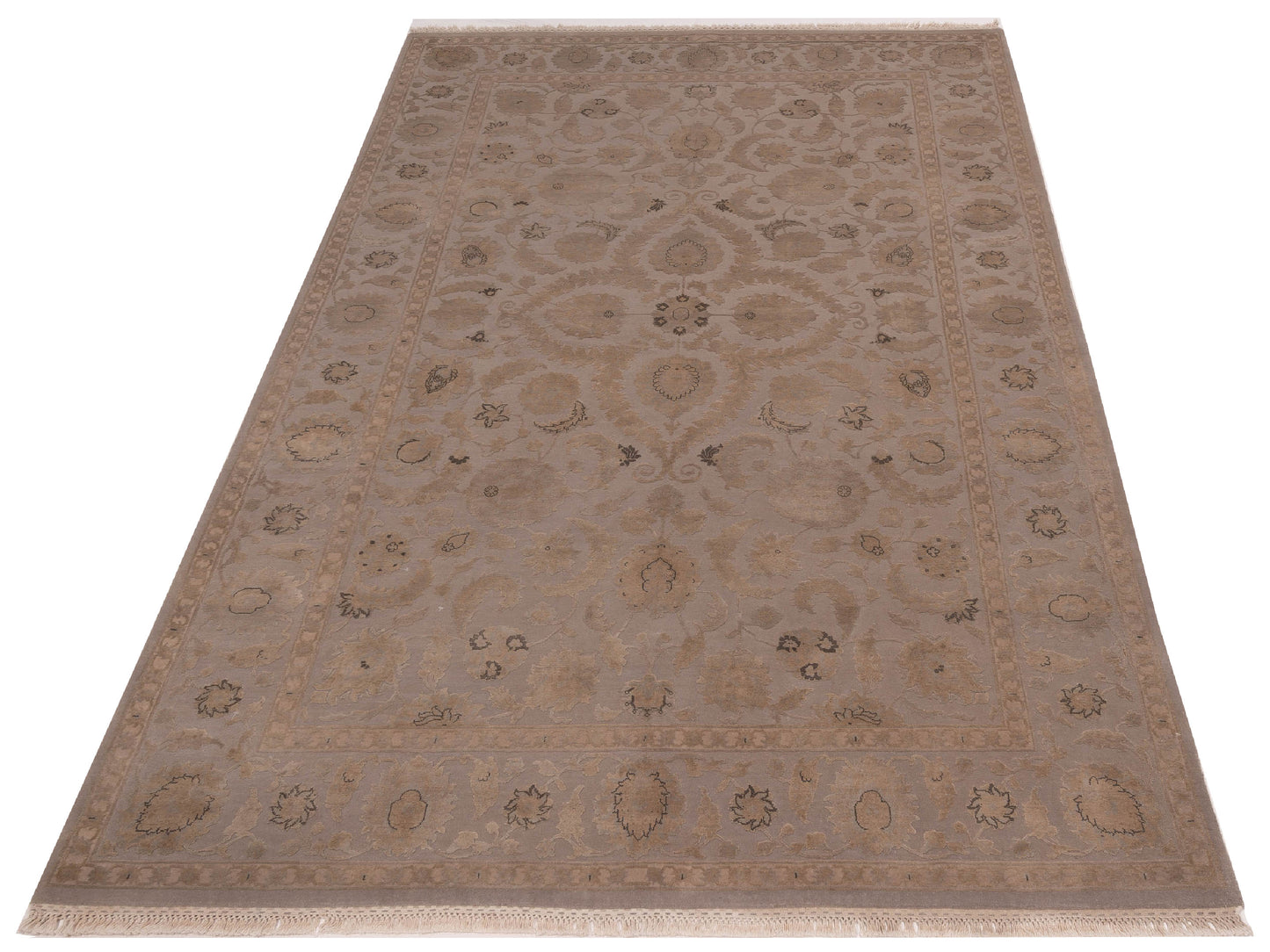 Imperial Silk 135495 Silver Silver 6x9.9 Hand Knotted Rug
