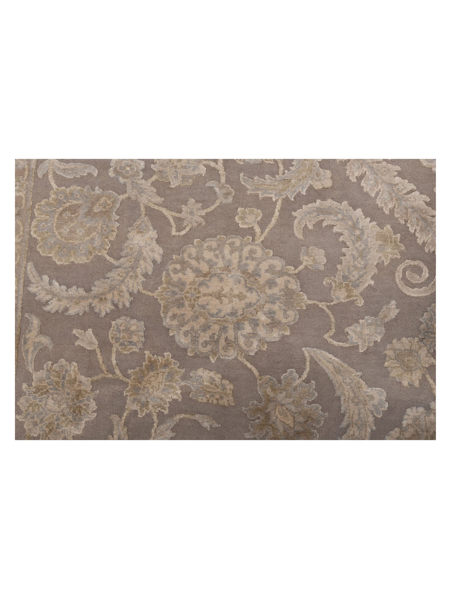 Imperial Silk 135503 Silver Silver 6x9 Hand Knotted Rug