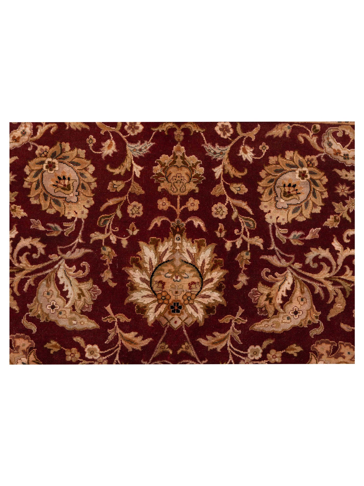 Imperial Silk 135509 Red Ivory 9.2x12 Hand Knotted Rug