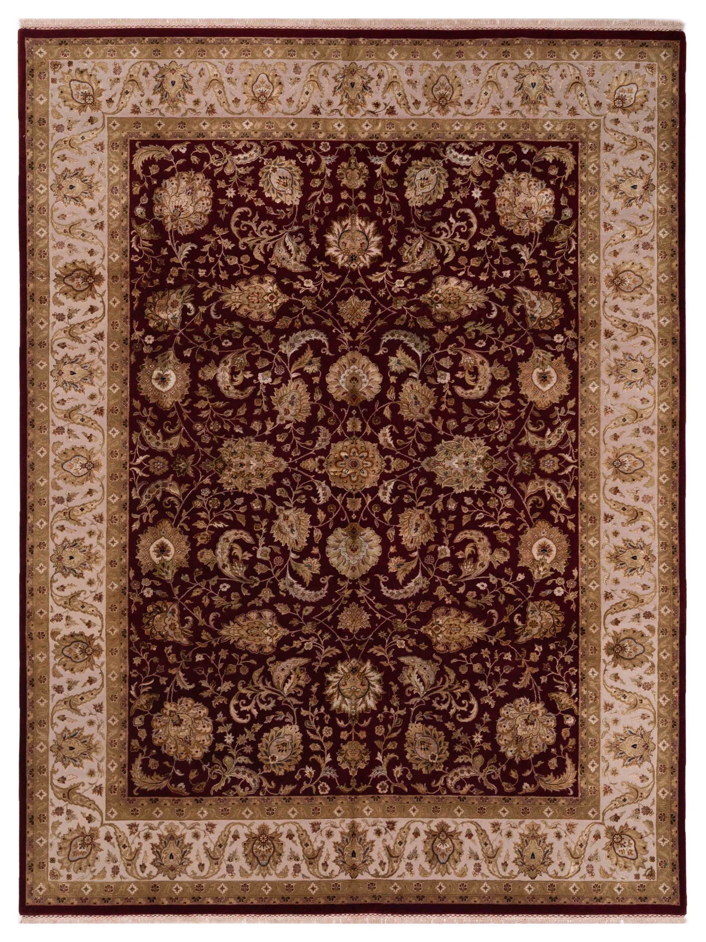 Rajpur Imperial Silk Red Ivory Traditional