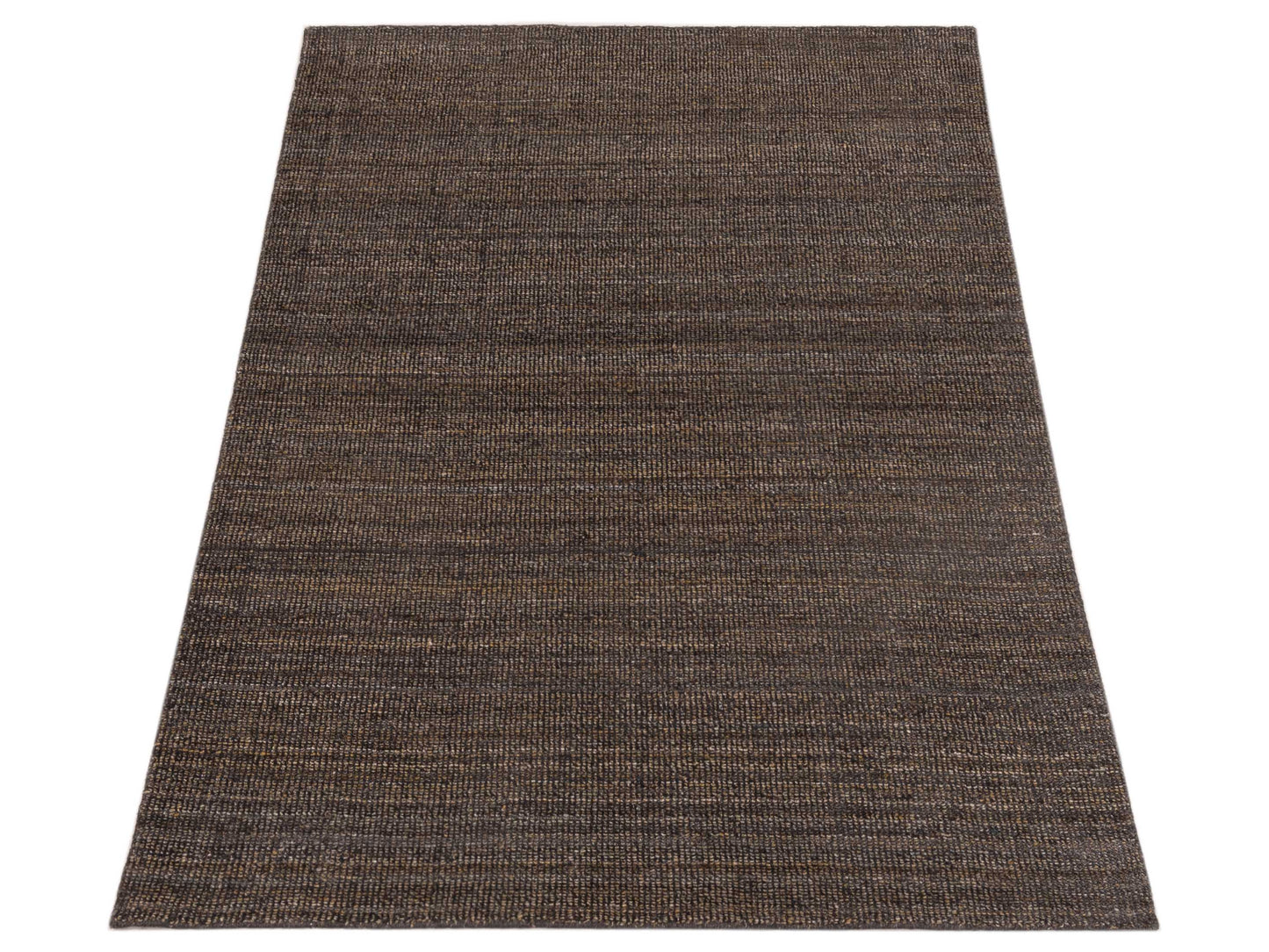Himalayan 135573 Dark Brown 4x6 Hand Knotted Rug