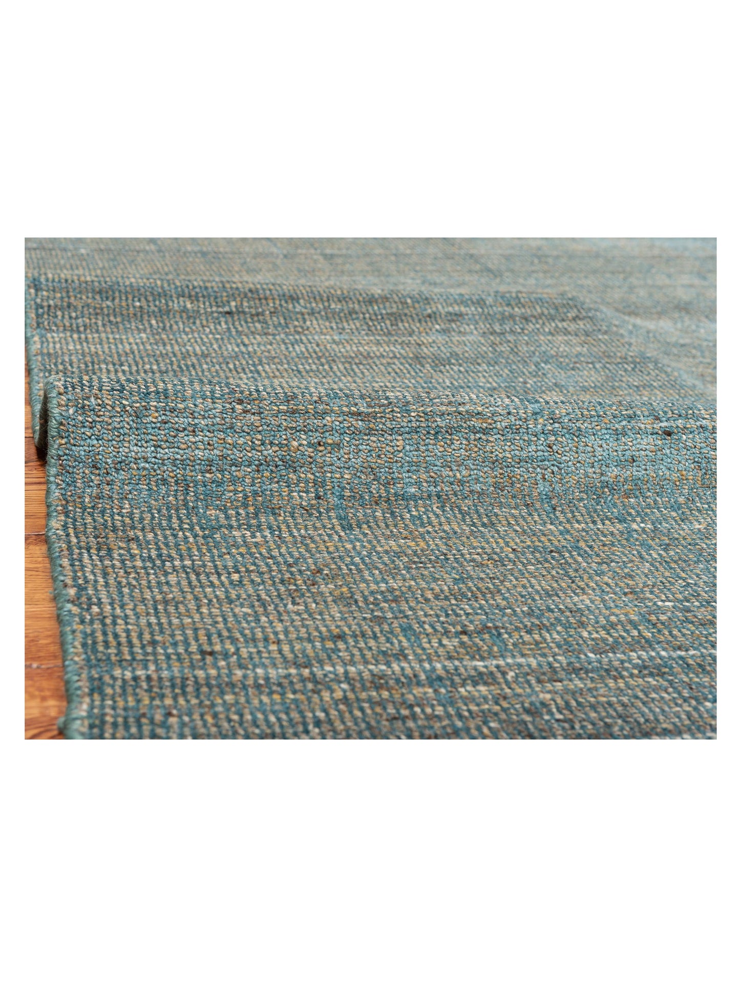 Fulya 135603 Teal Green 8x10 Hand Loomed Rug
