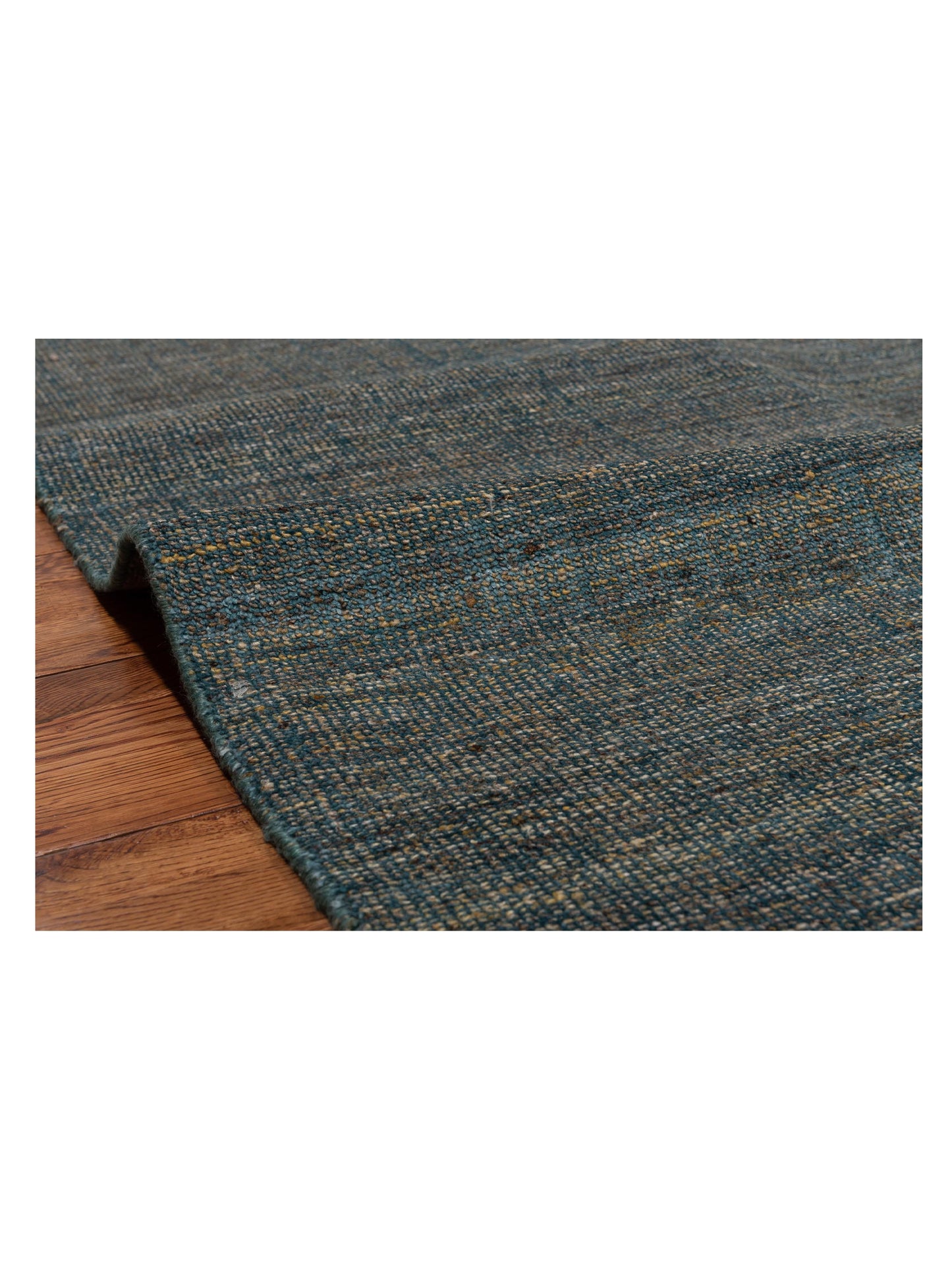 Fulya 135619 Teal Green 8x10 Hand Loomed Rug