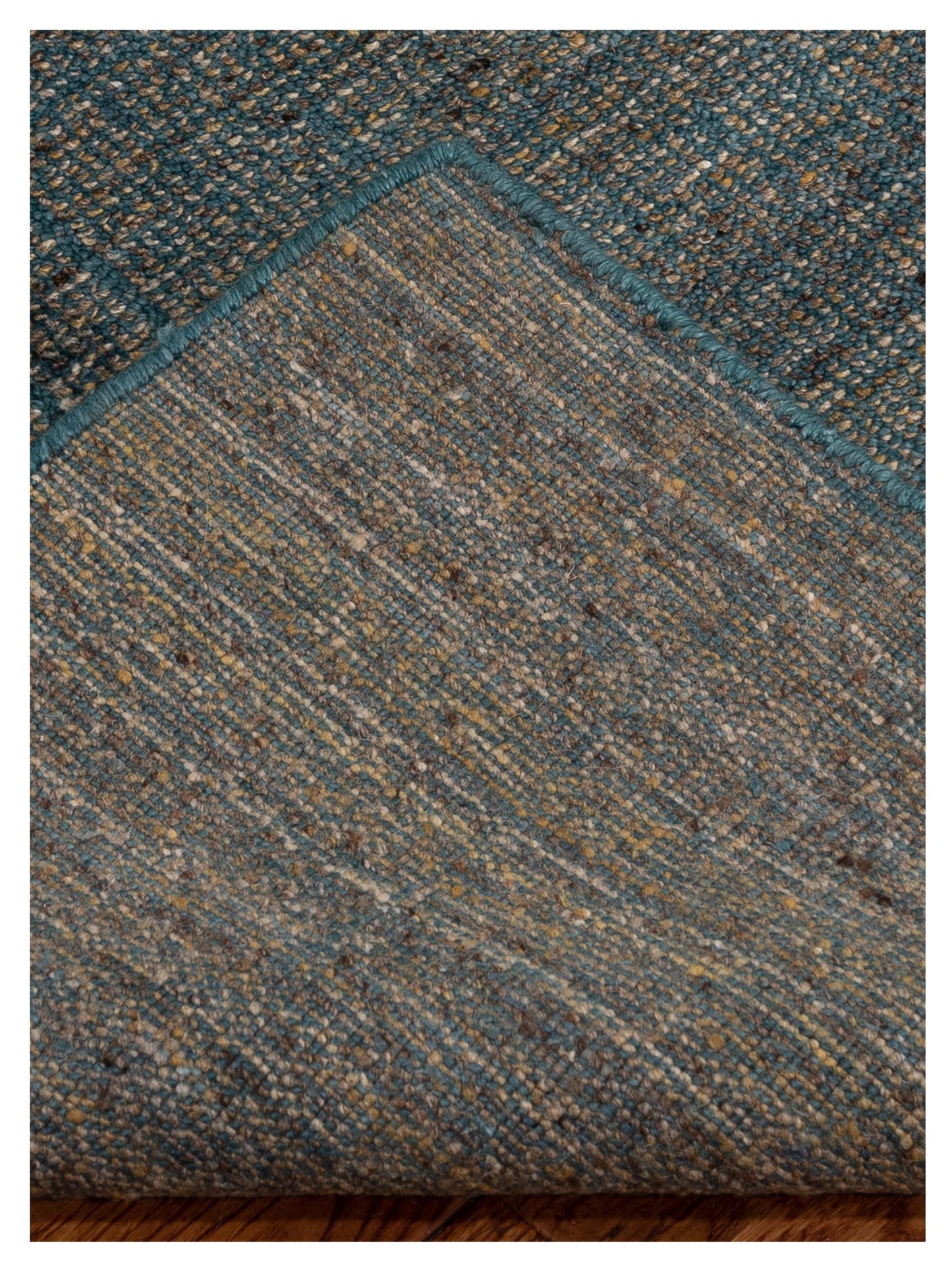 Fulya 135628 Teal Green 5x8 Hand Loomed Rug