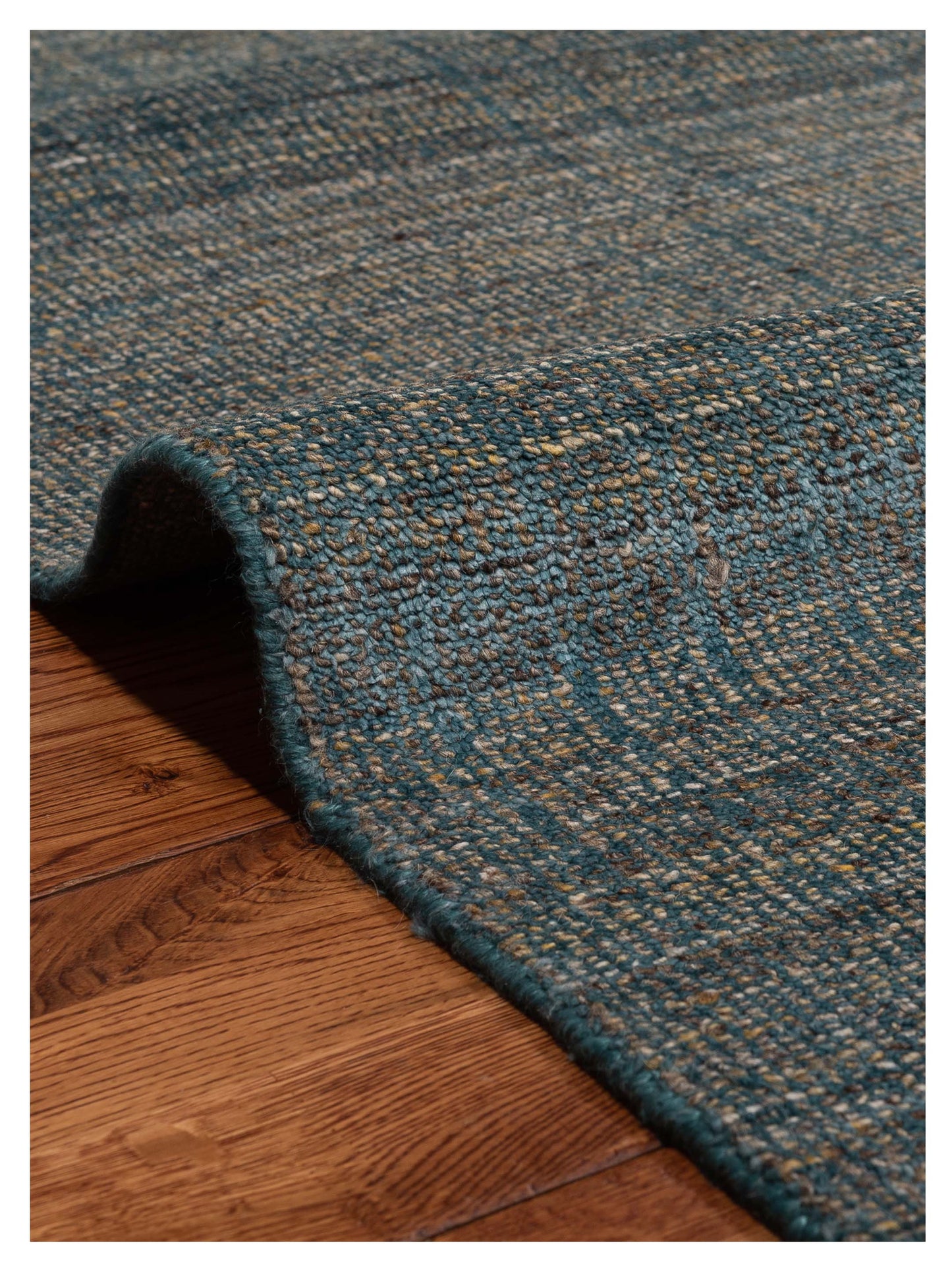 Fulya 135628 Teal Green 5x8 Hand Loomed Rug