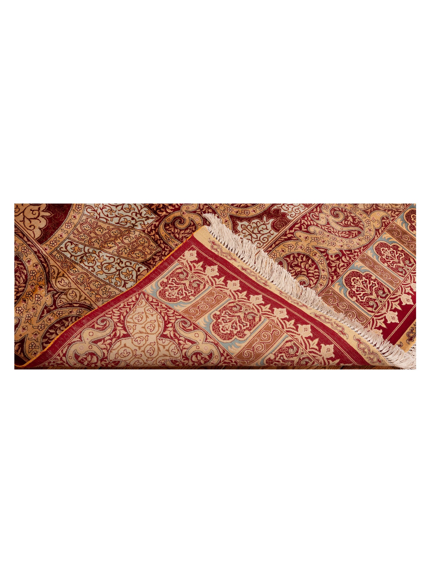 Elegance 135861 Red Beige 6.8x9.11 Hand Knotted Rug
