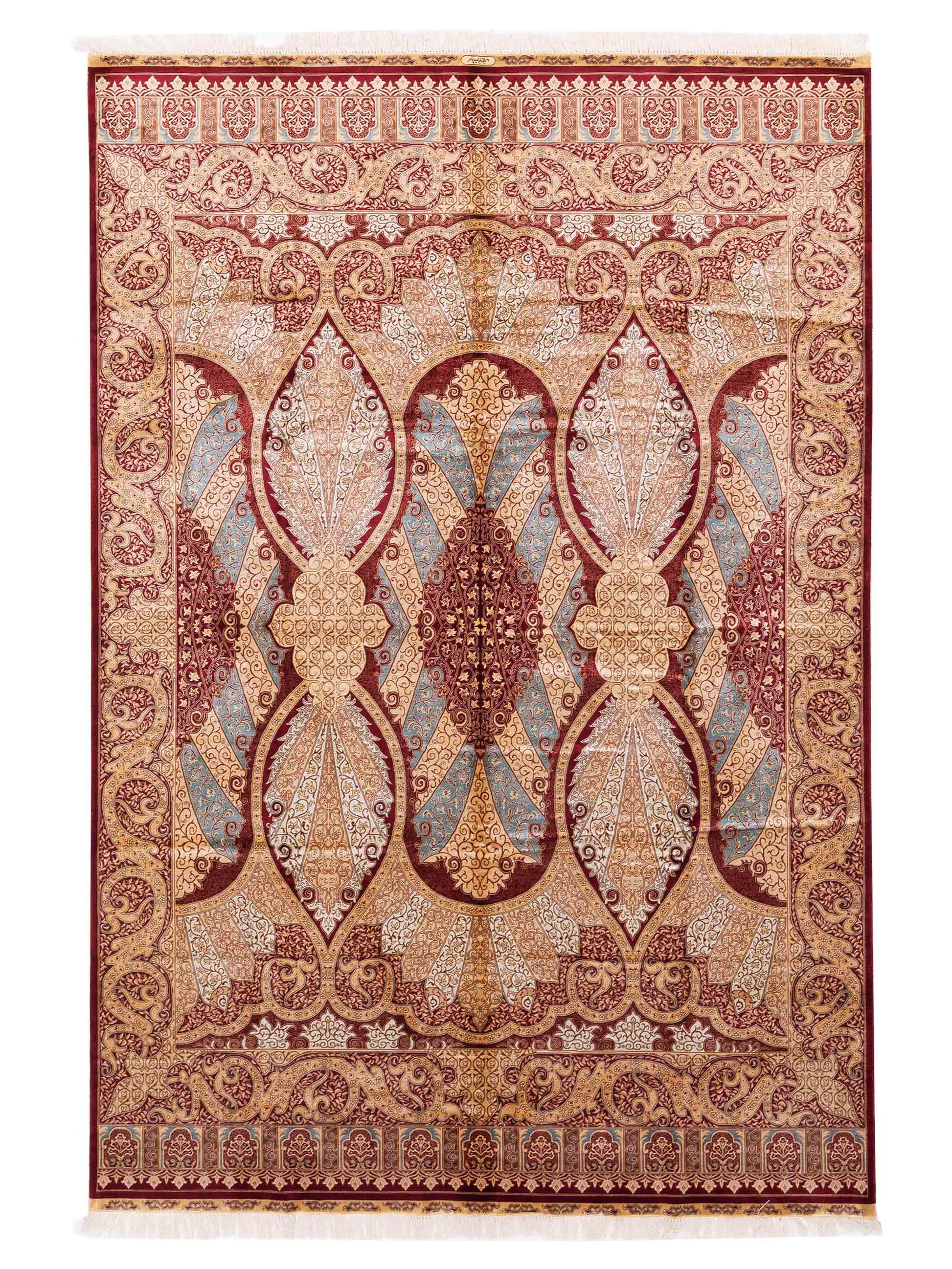 Pasha Elegance  Red Beige Traditional