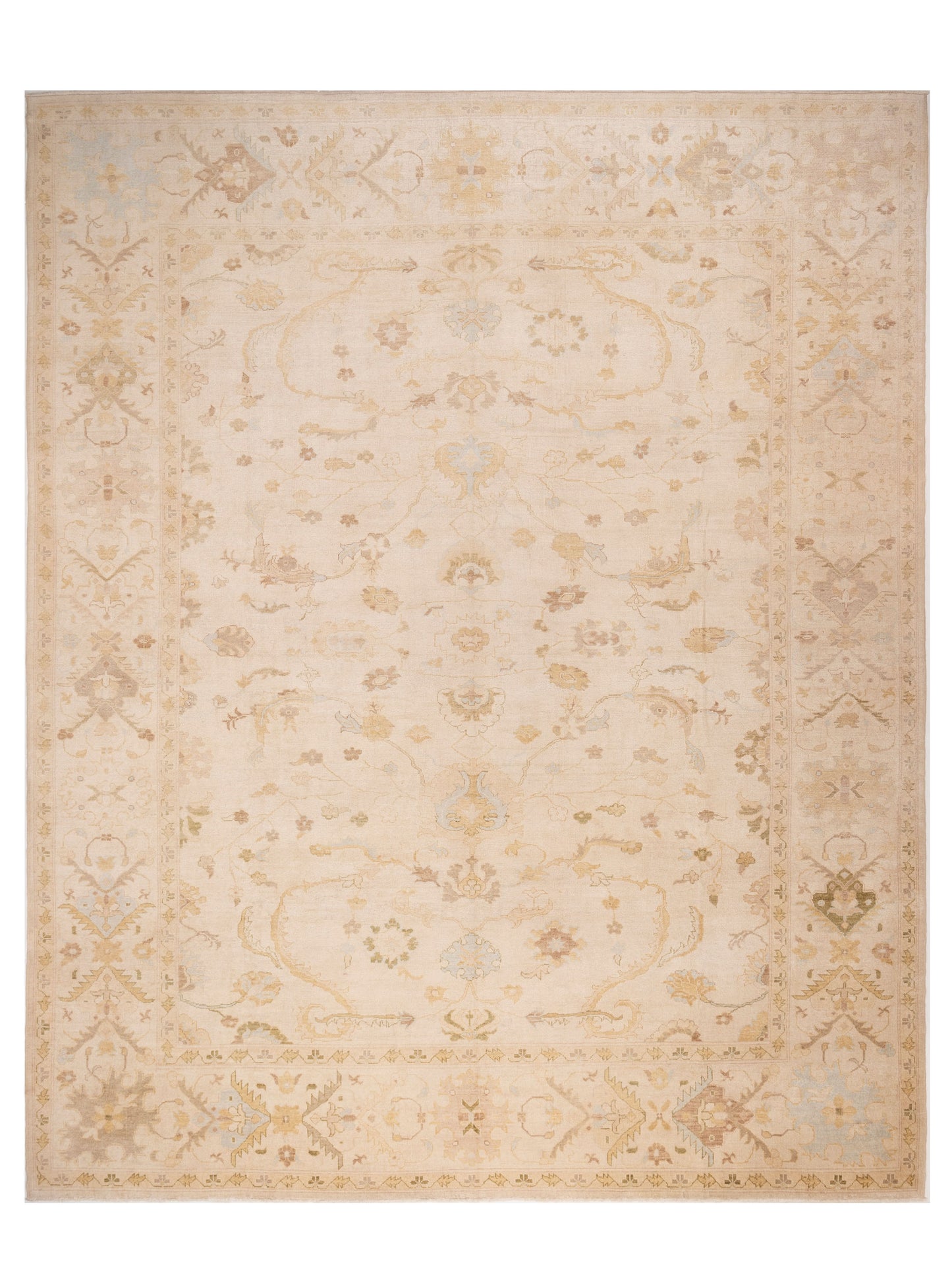 Anadol Angora Oushak Ivory Ivory Traditional