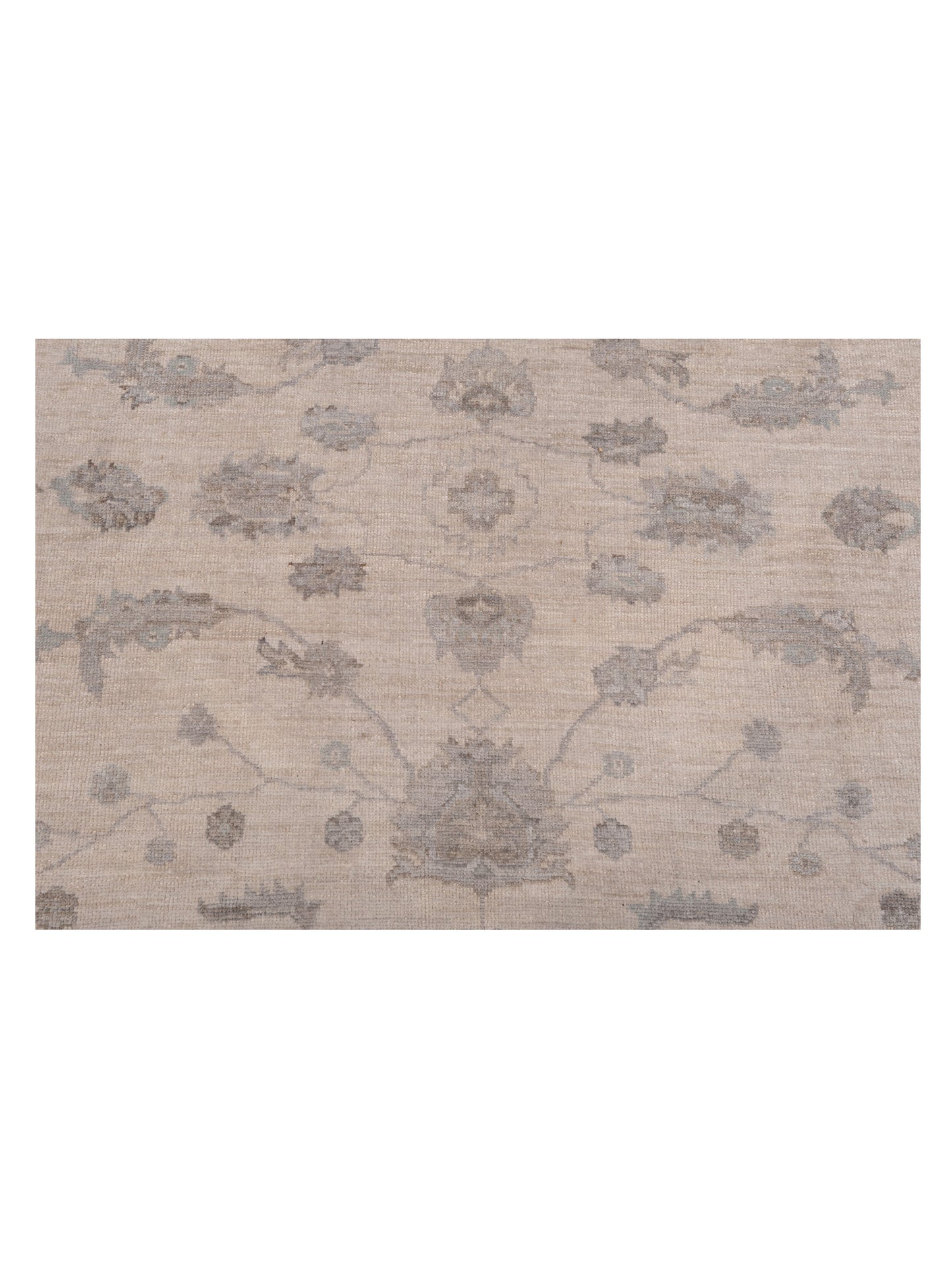 Angora Oushak 139224 Ivory Ivory 8.3x10.2 Hand Knotted Rug