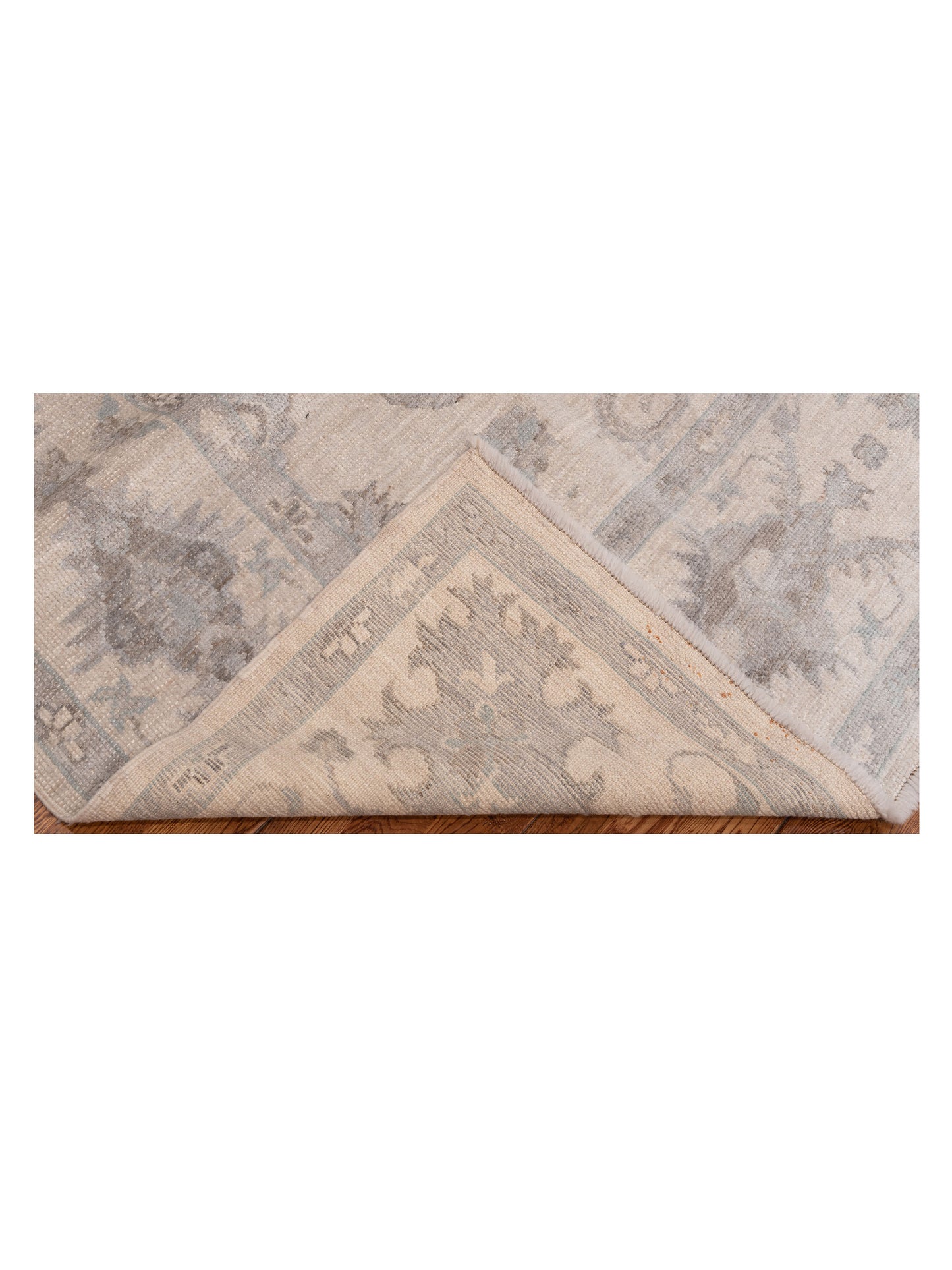 Angora Oushak 139224 Ivory Ivory 8.3x10.2 Hand Knotted Rug