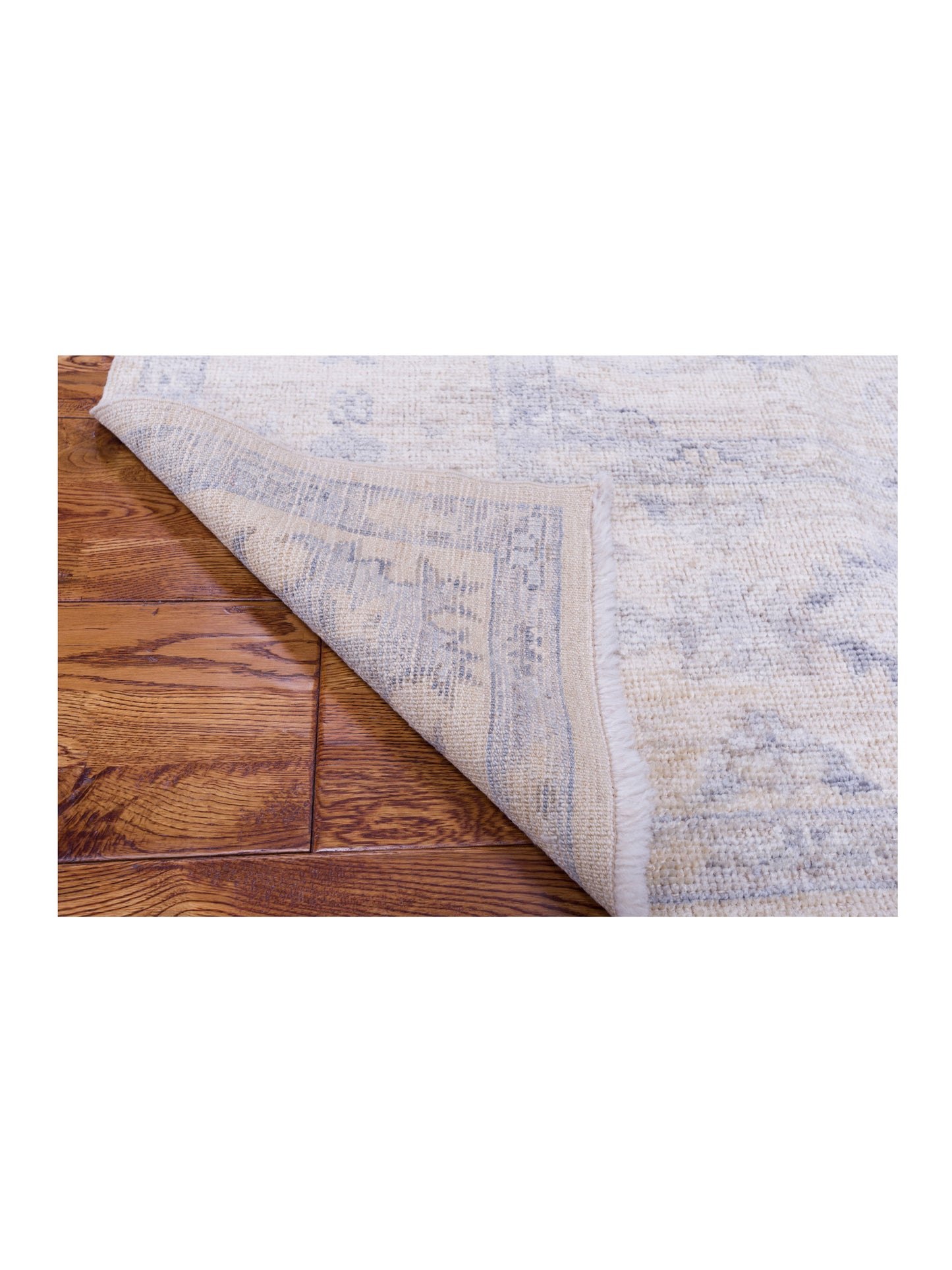 Angora Oushak 141212 Ivory Ivory 8.2x10.2 Hand Knotted Rug
