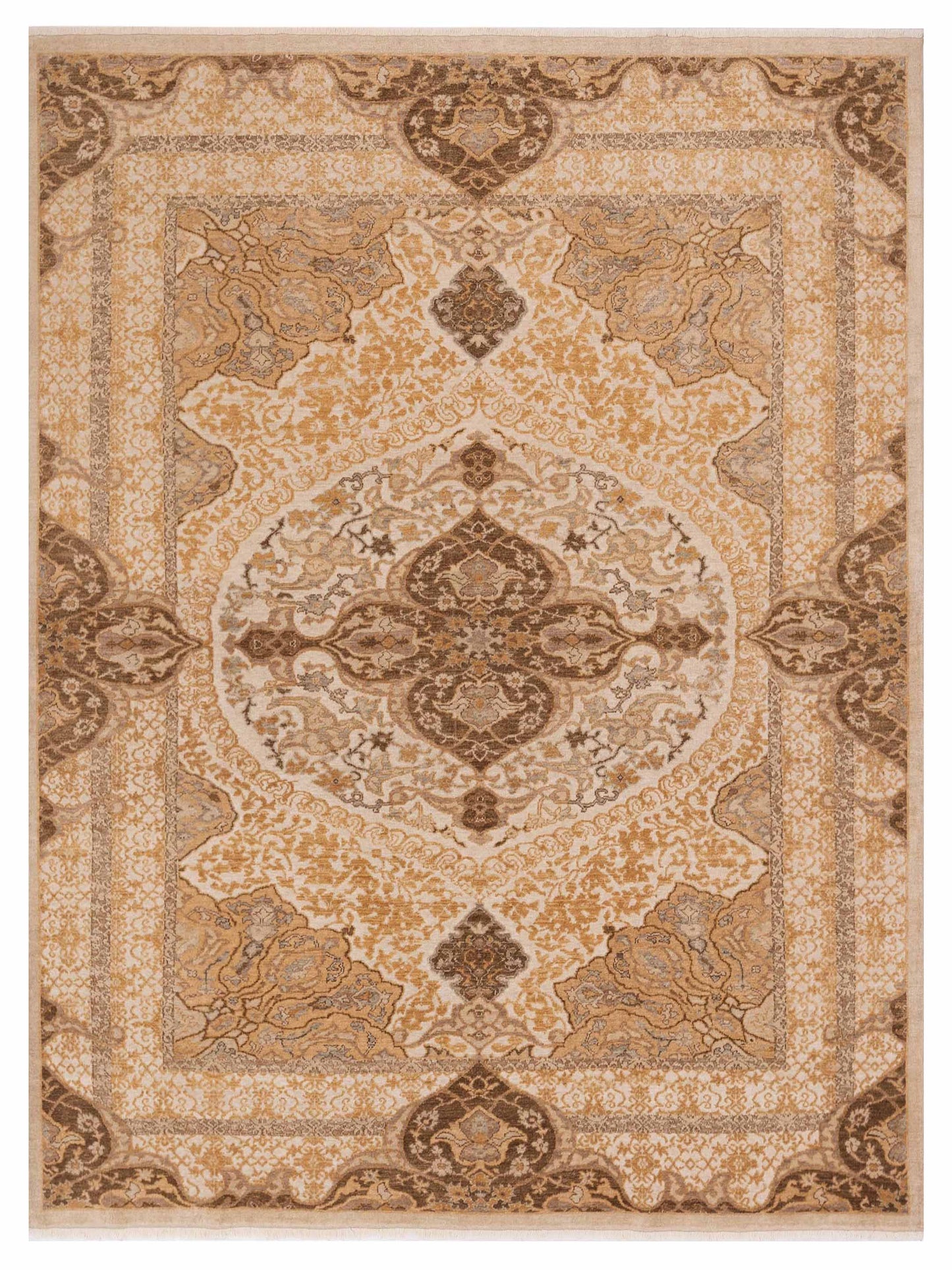 Anadol Angora Oushak  Ivory Gold Transitional