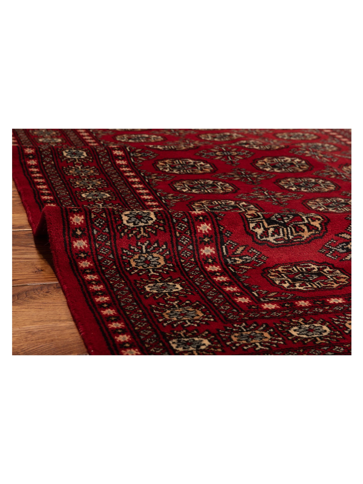 Bokhara 141382 Red Red 4.1x6.2 Hand Knotted Rug