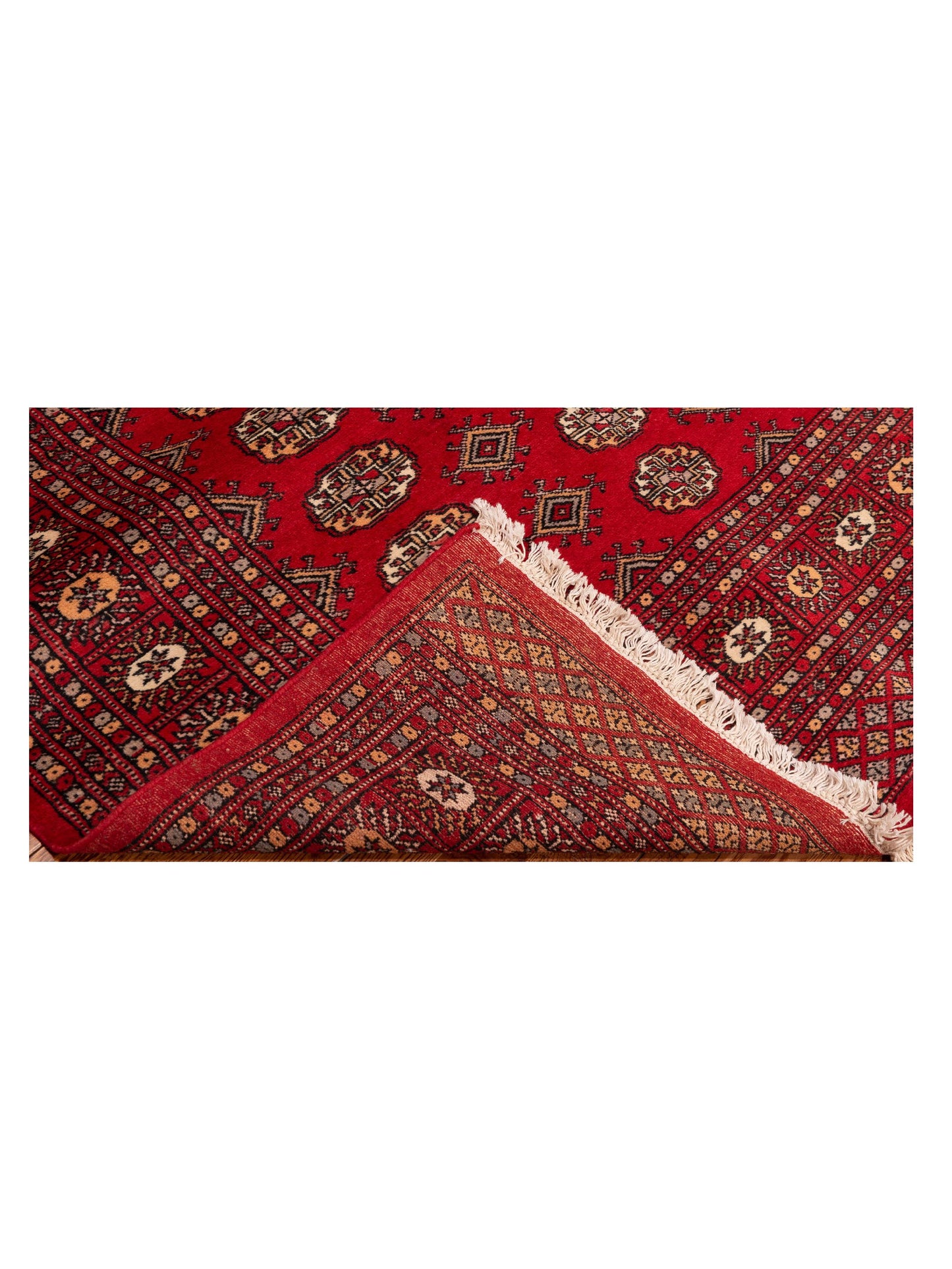 Bokhara 141397 Red Red 5x8.2 Hand Knotted Rug