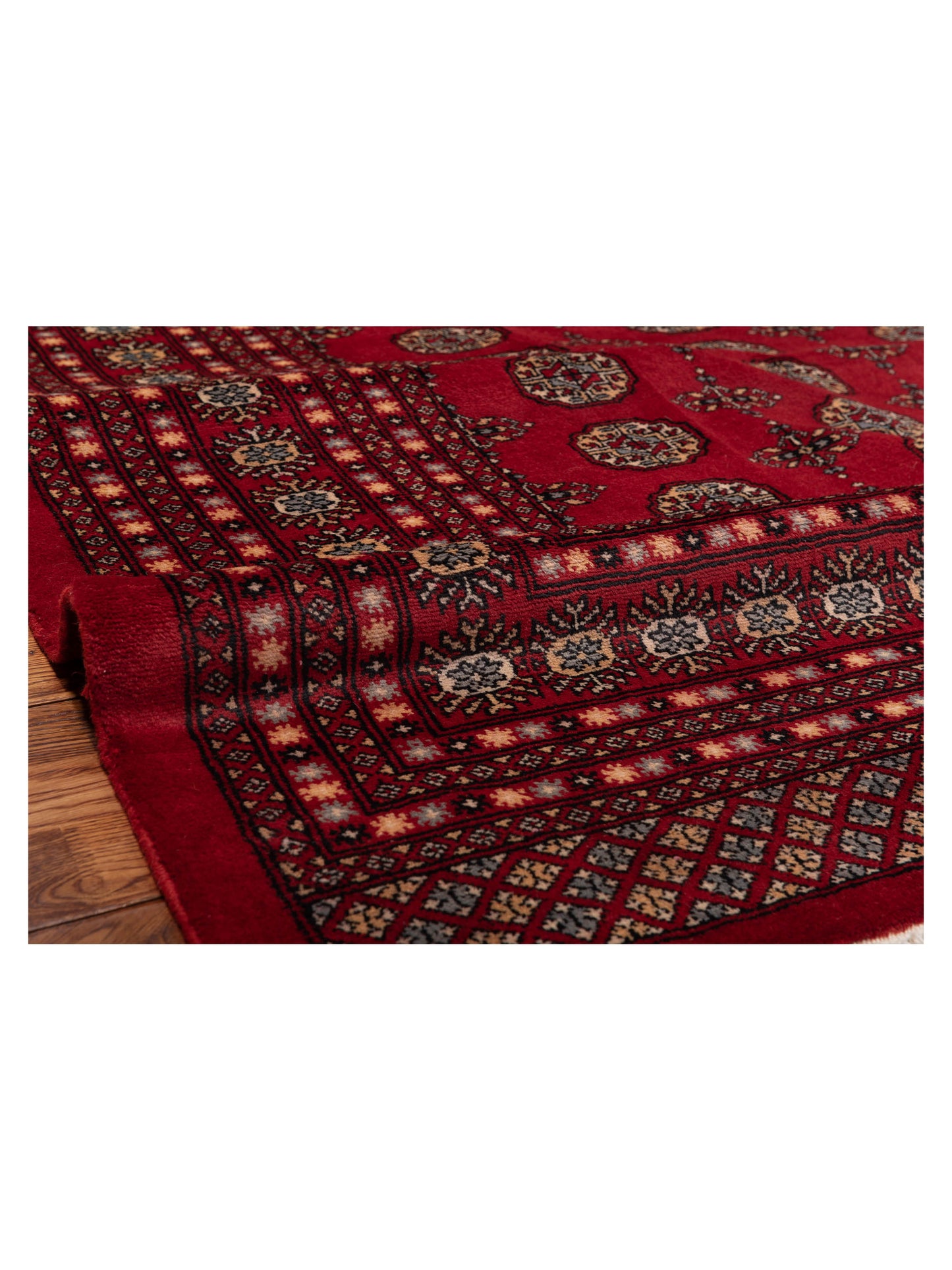 Bokhara 141420 Red Red 9.2x11.6 Hand Knotted Rug