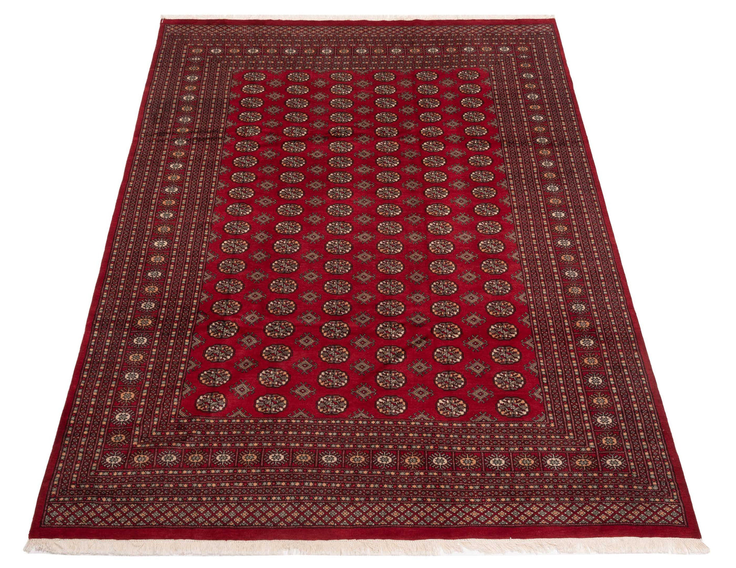 Bokhara 141423 Red Red 9.1x11.9 Hand Knotted Rug