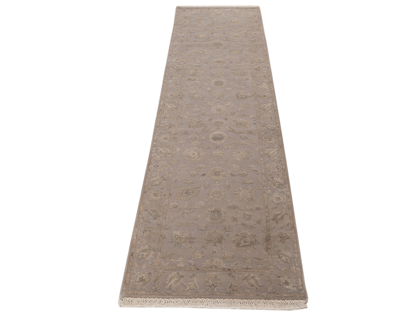 Imperial Silk 141444 Gray Gray 2.7x10.2 Hand Knotted Rug