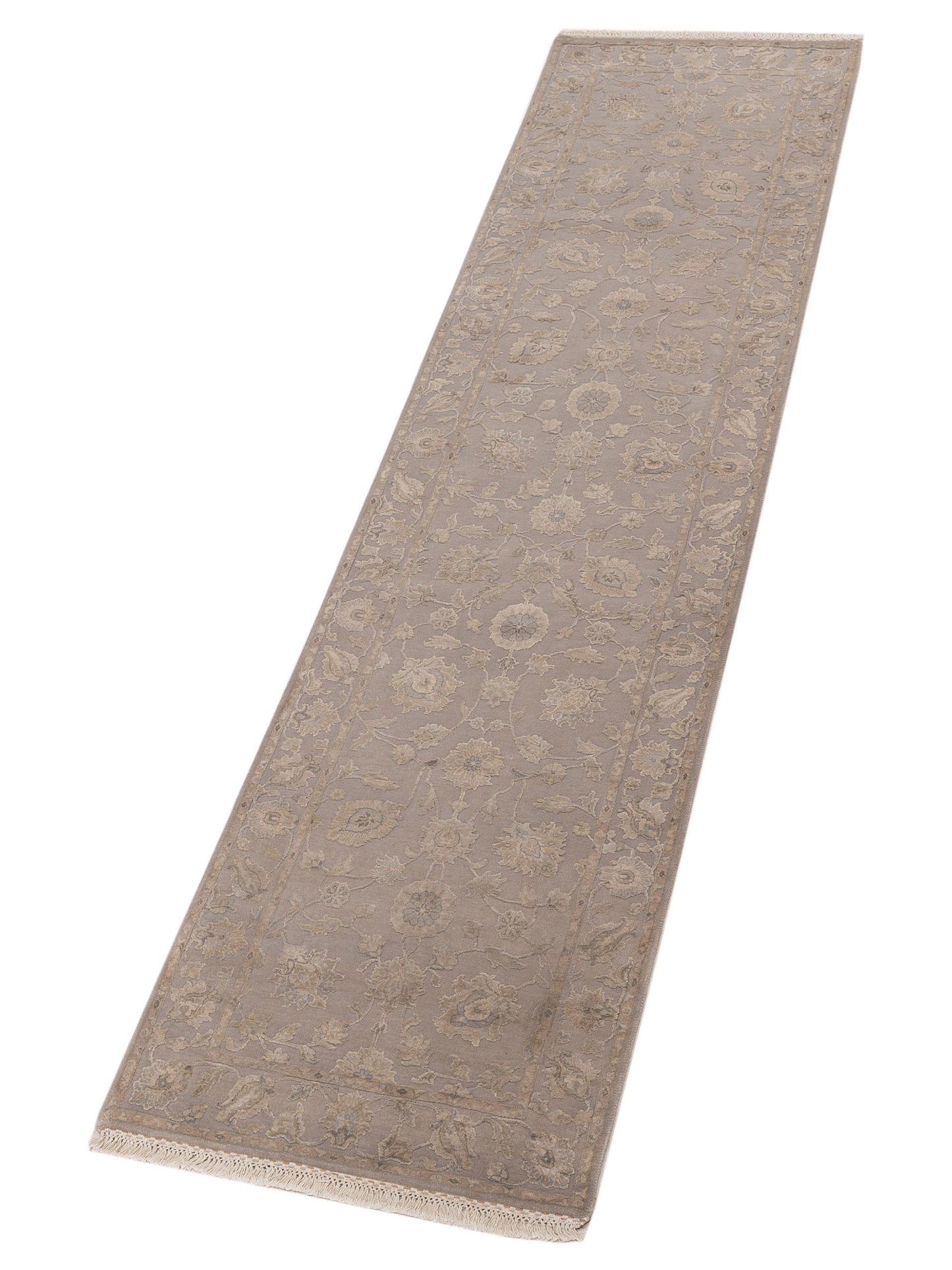 Imperial Silk 141444 Gray Gray 2.7x10.2 Hand Knotted Rug
