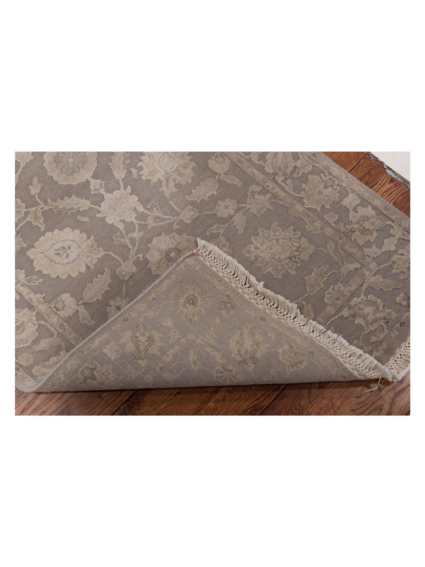 Imperial Silk 141444 Gray Gray 2.7x10.2 Hand Knotted Rug