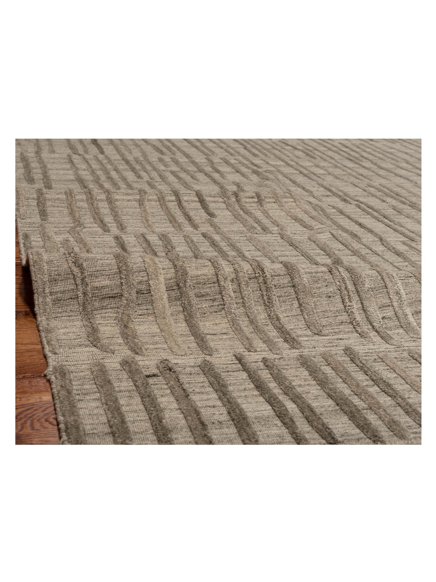 Himalayan 142561 Silver 8.1x10.3 Hand Knotted Rug