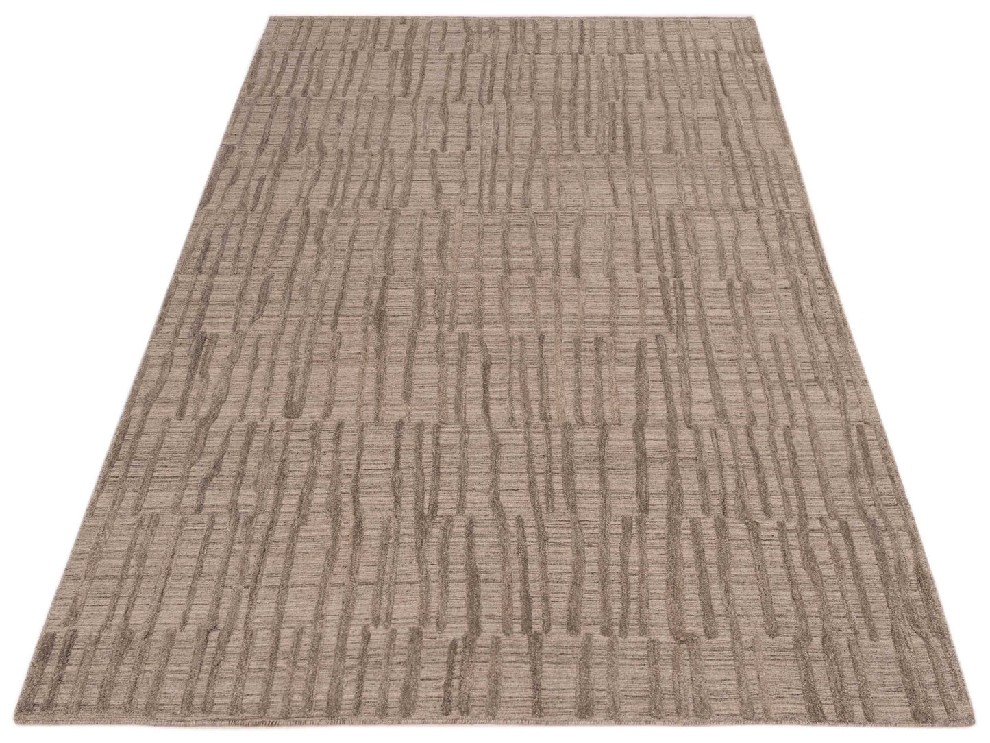 Himalayan 142565 Silver 5.11x9.2 Hand Knotted Rug