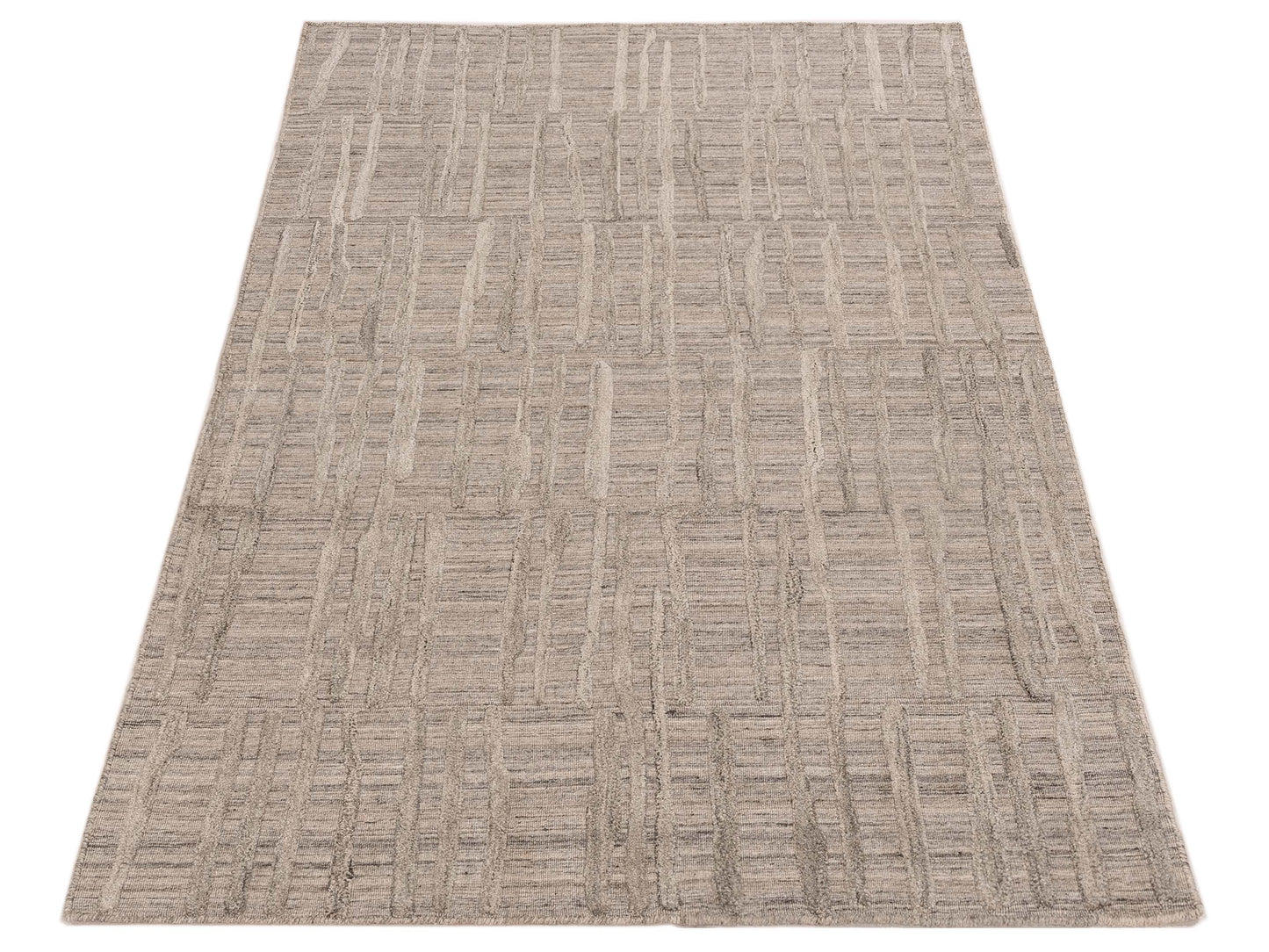 Himalayan 142577 Silver 3.10x5.11 Hand Knotted Rug