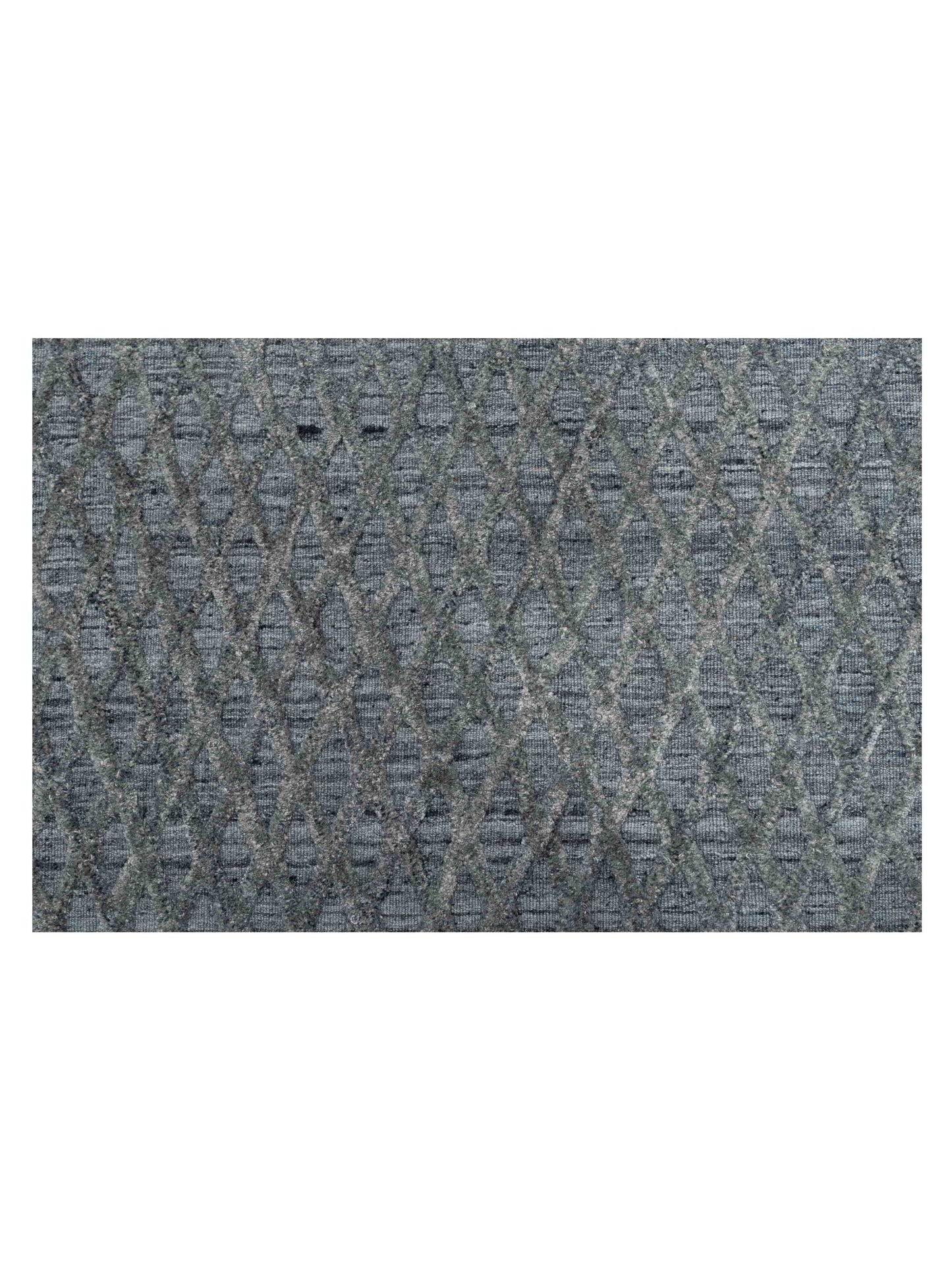 Himalayan 142586 Blue Gray 8.1x10.1 Hand Knotted Rug