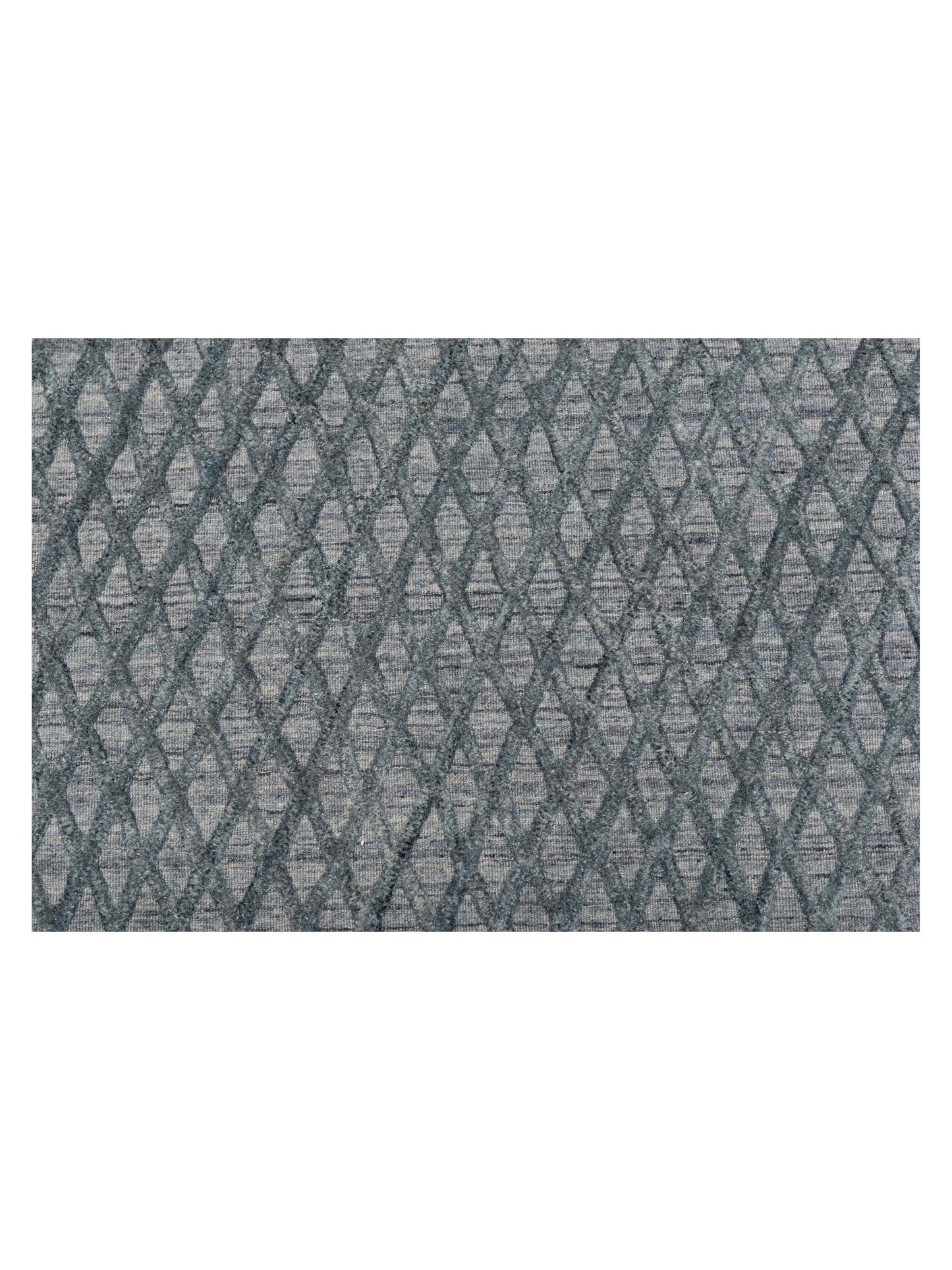 Himalayan 142590 Gray Blue Gray Blue 6.1x8.10 Hand Knotted Rug