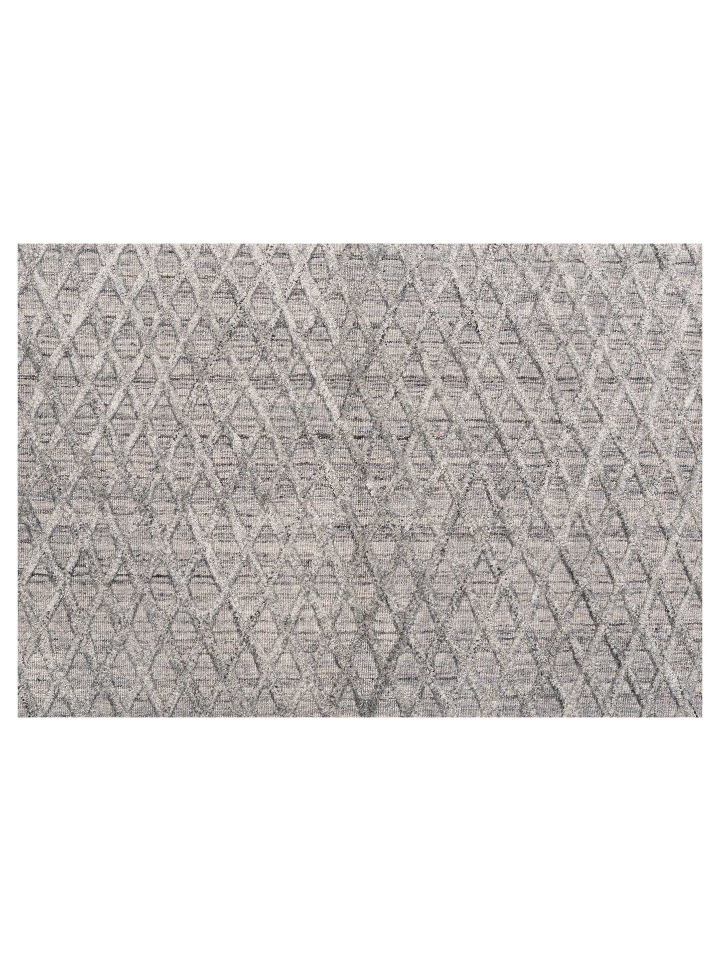 Himalayan 142593 Gray Blue Gray Blue 6.1x8.9 Hand Knotted Rug