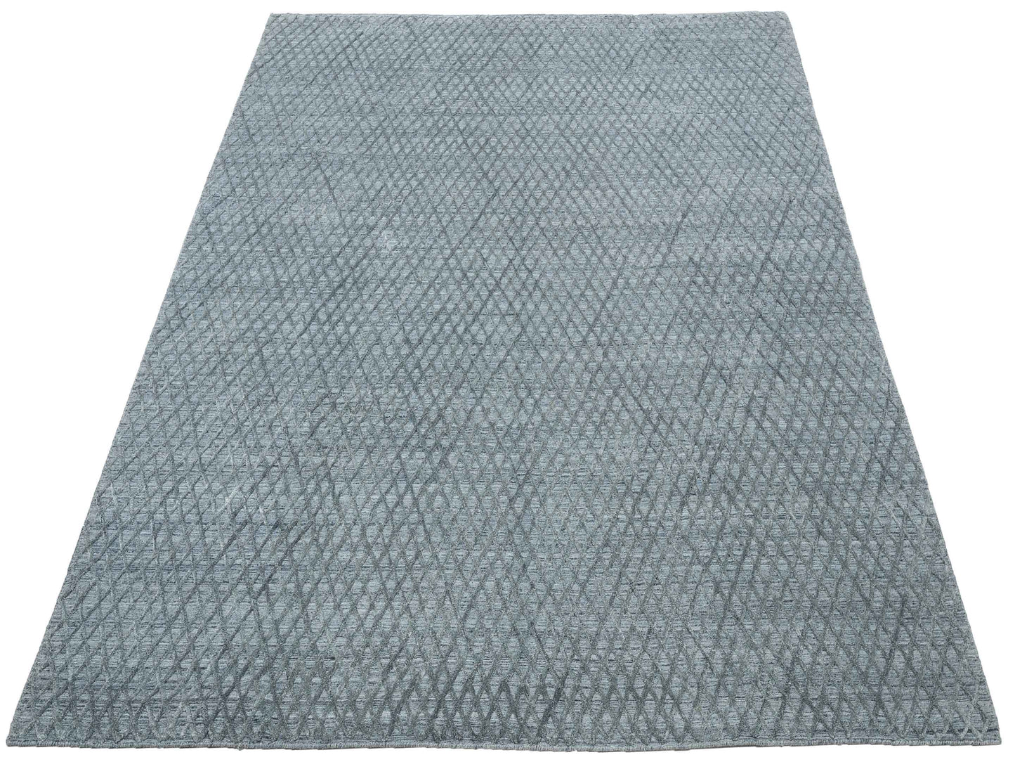 Himalayan 142604 Gray 8.1x10 Hand Knotted Rug