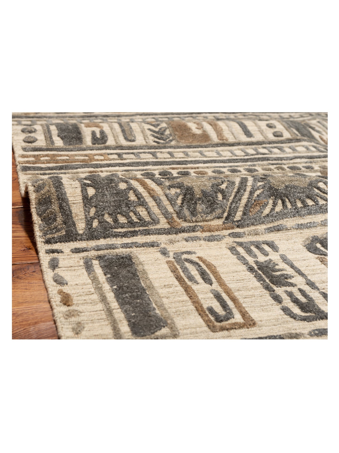 Himalayan 142610 Silver Gray 8.2x9.9 Hand Knotted Rug