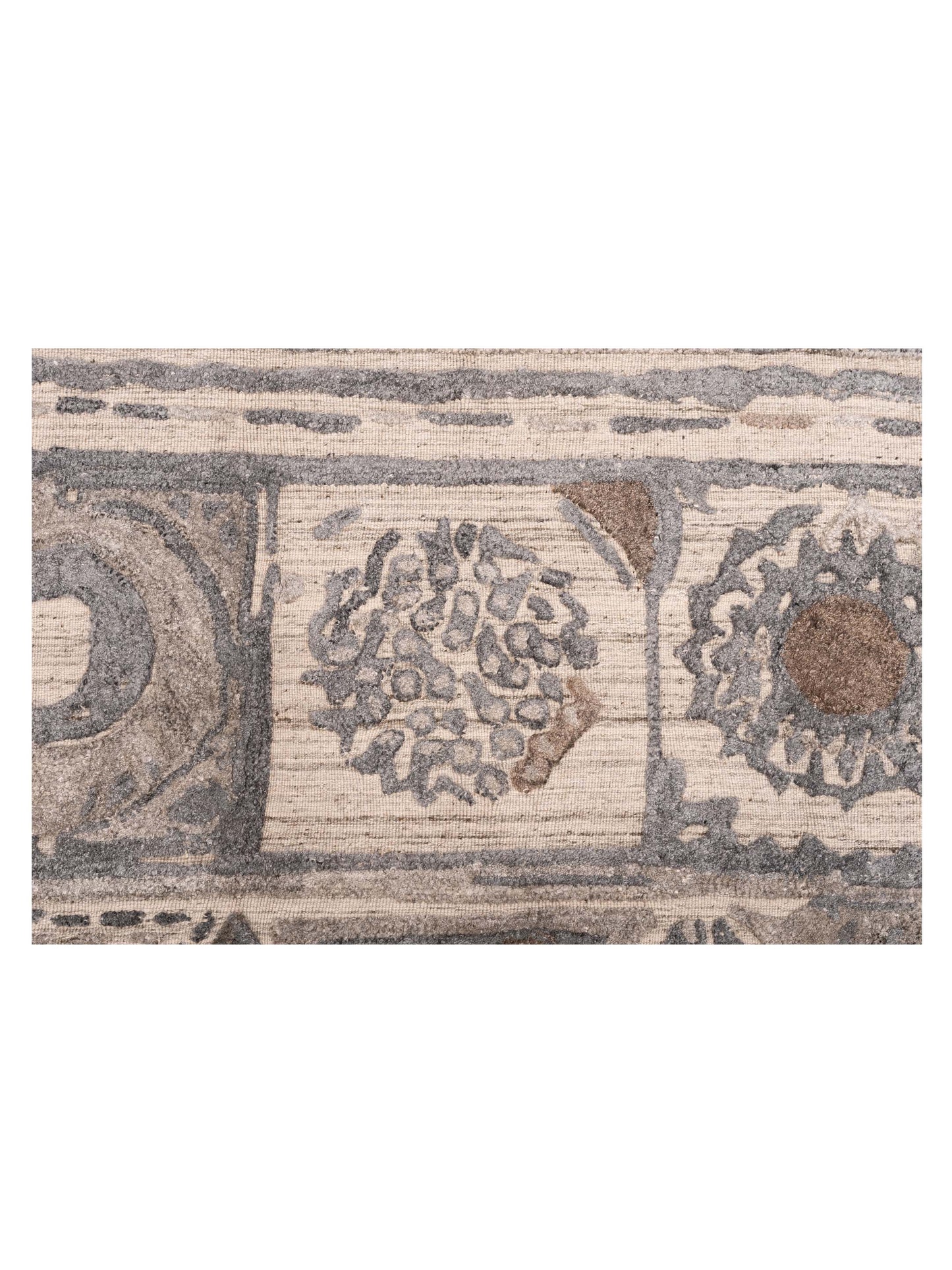 Himalayan 142611 Beige Gray 8.3x10.1 Hand Knotted Rug