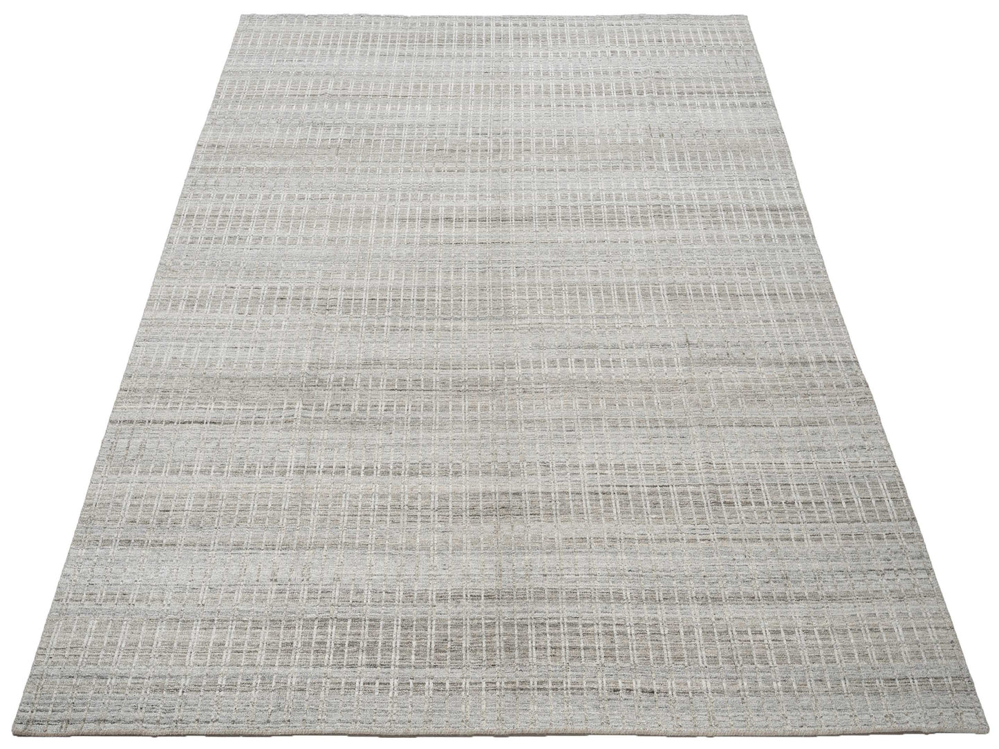 Himalayan 142640 Silver 8.1x9.11 Hand Knotted Rug