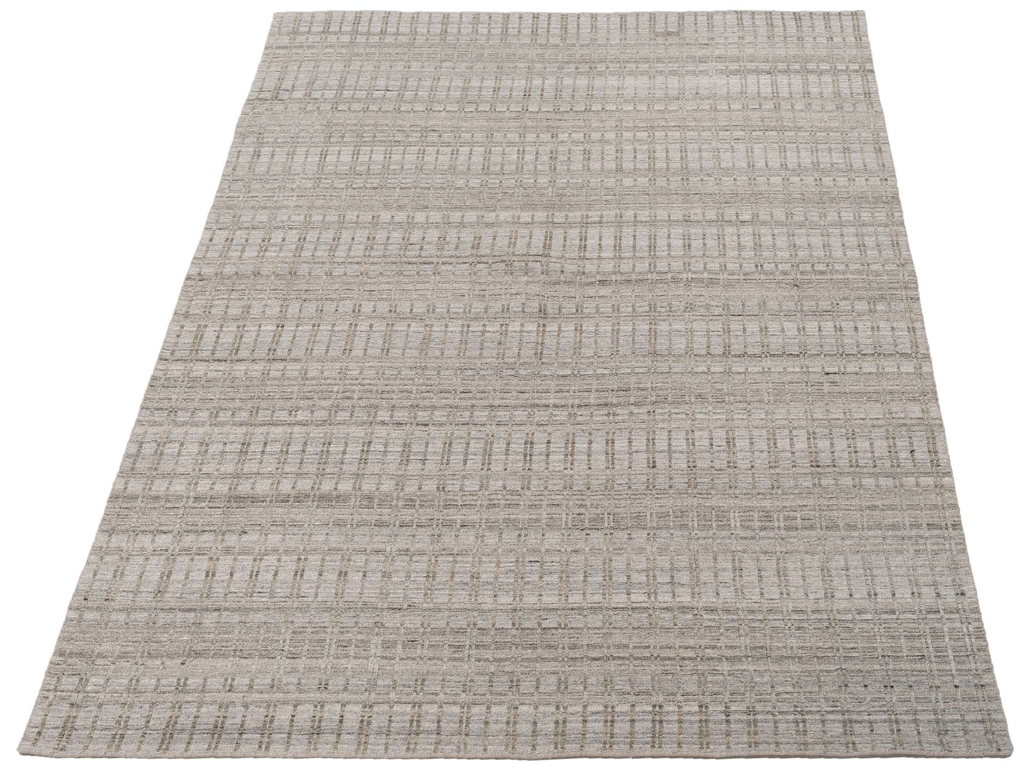 Himalayan 142648 Silver Silver 6x9 Hand Knotted Rug