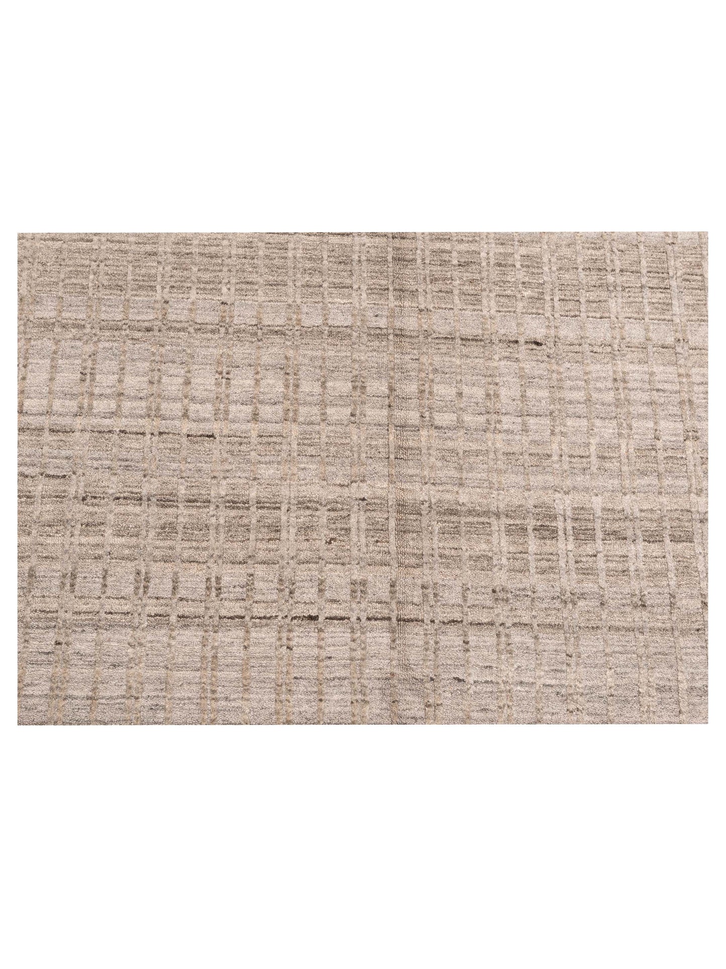 Himalayan 142650 Silver Silver 6x9 Hand Knotted Rug
