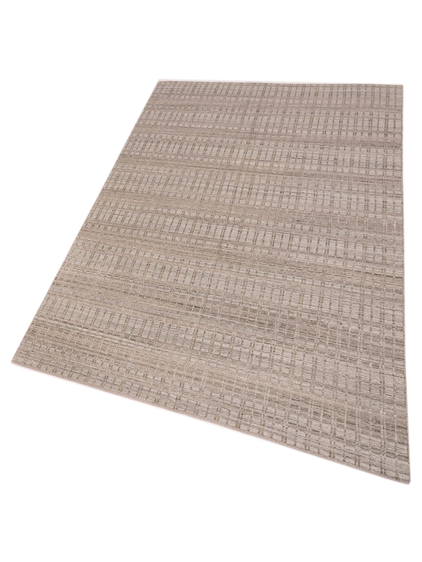 Himalayan 142652 Silver Silver 5.11x9.1 Hand Knotted Rug